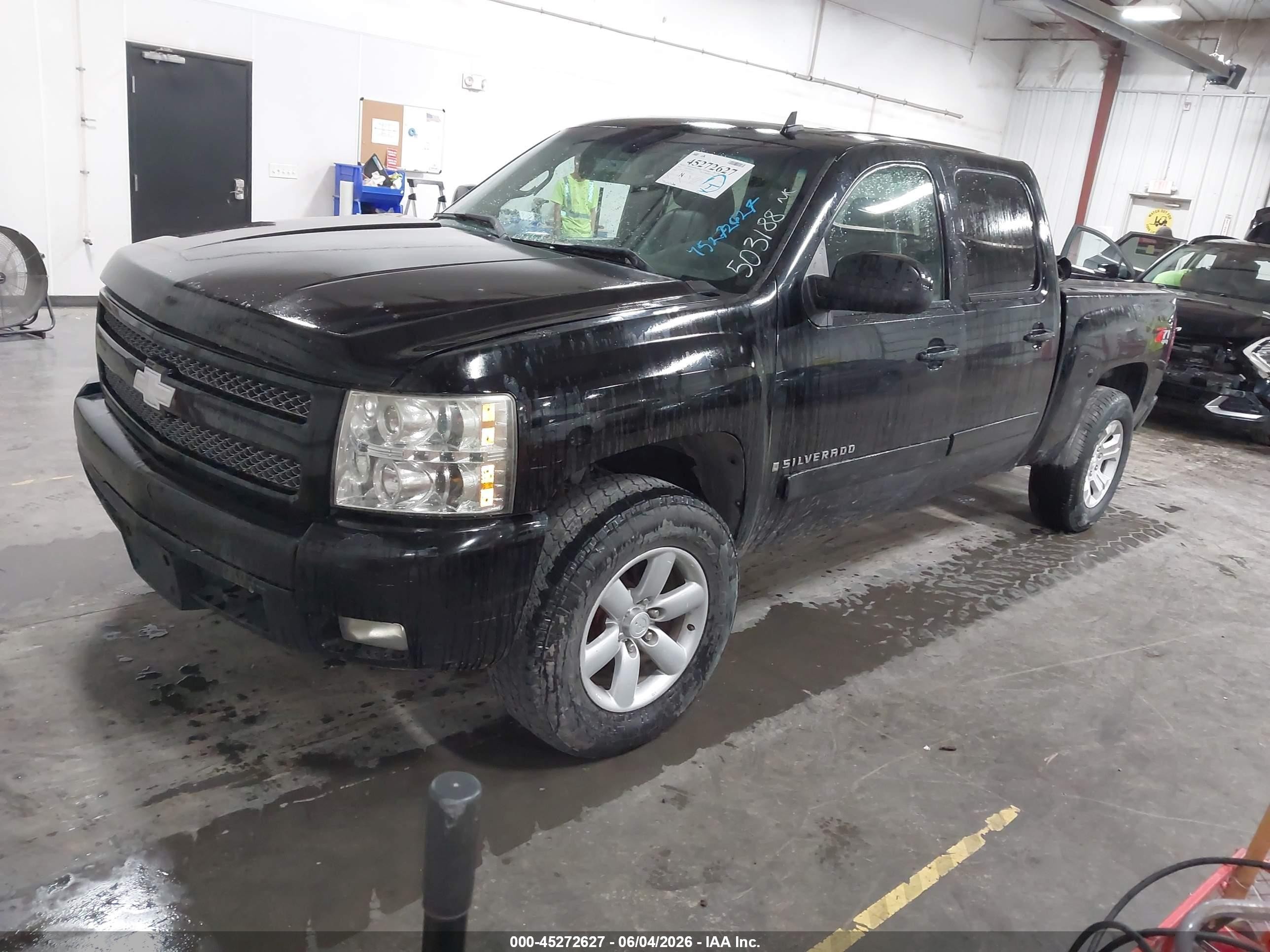 2007 Chevrolet Silverado 1500 Ltz Black vin: 2GCEK13M071503188