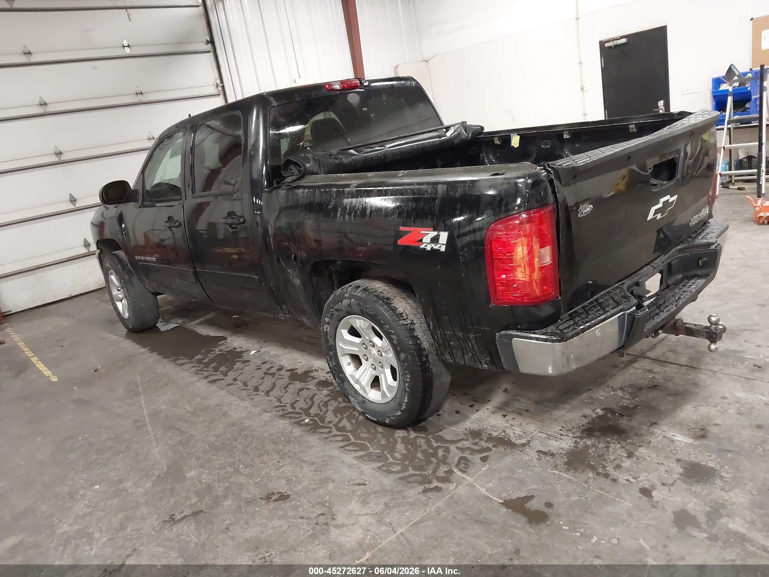 2007 Chevrolet Silverado 1500 Ltz Black vin: 2GCEK13M071503188