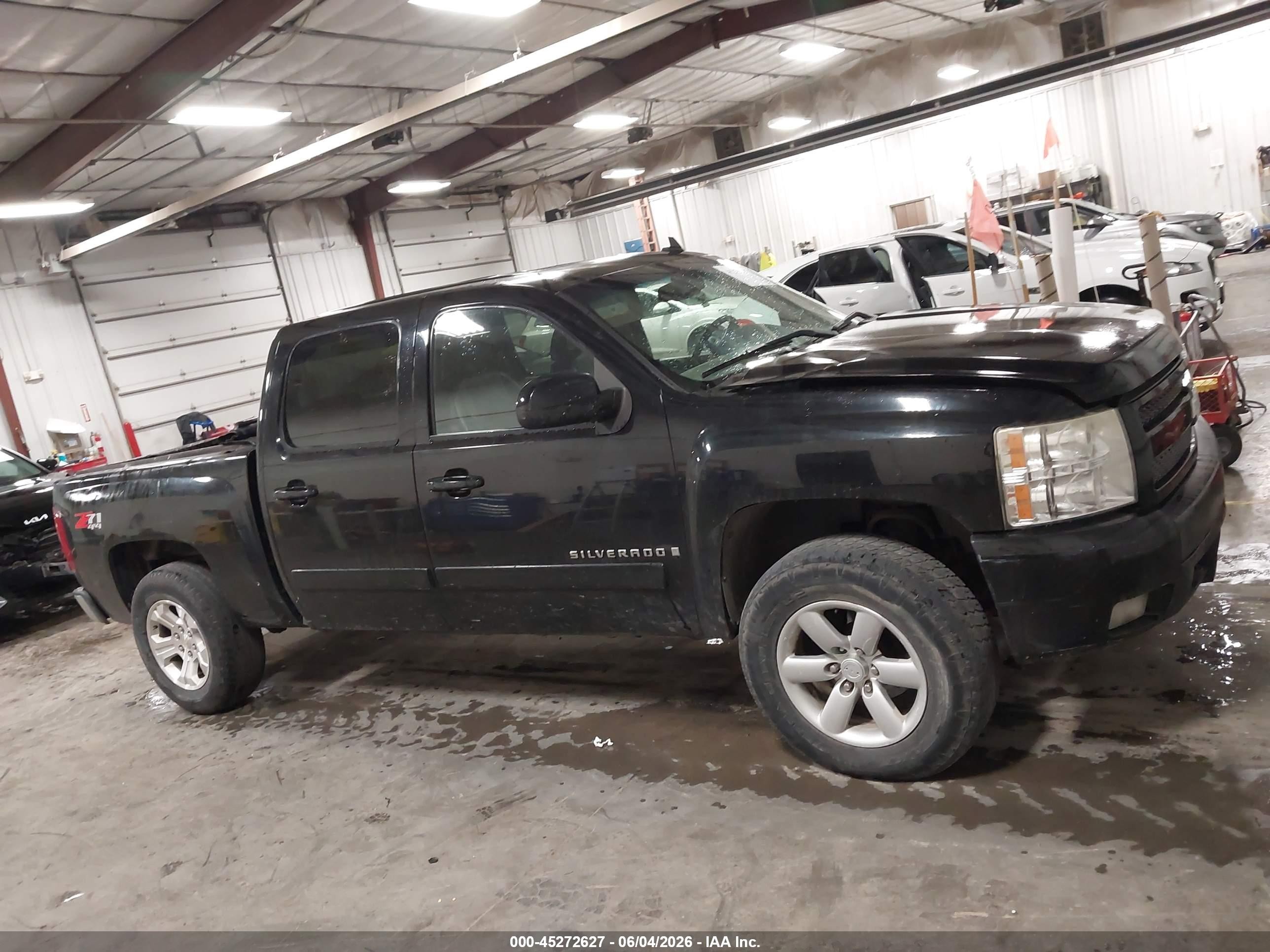 2007 Chevrolet Silverado 1500 Ltz Black vin: 2GCEK13M071503188