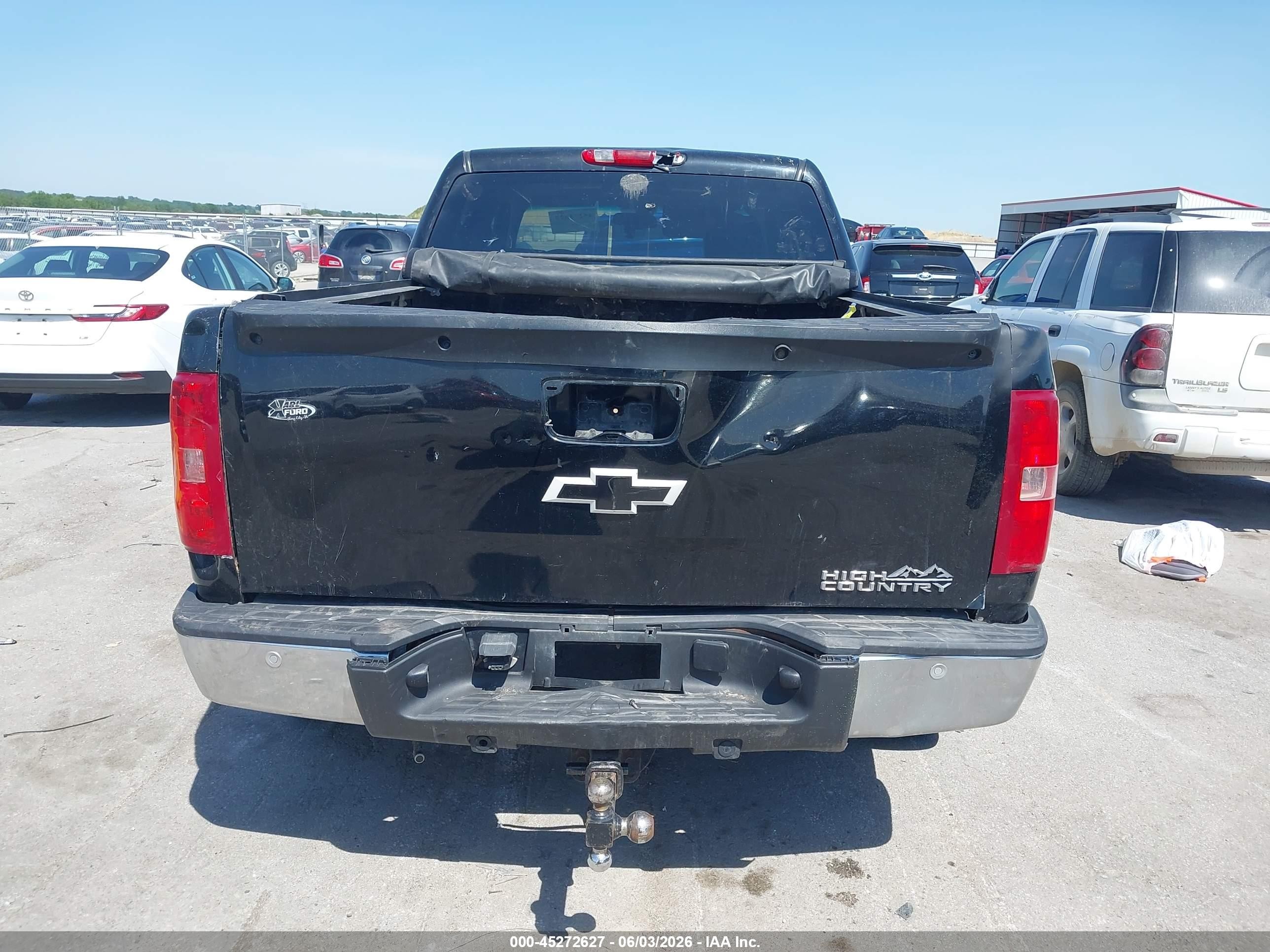 2007 Chevrolet Silverado 1500 Ltz Black vin: 2GCEK13M071503188