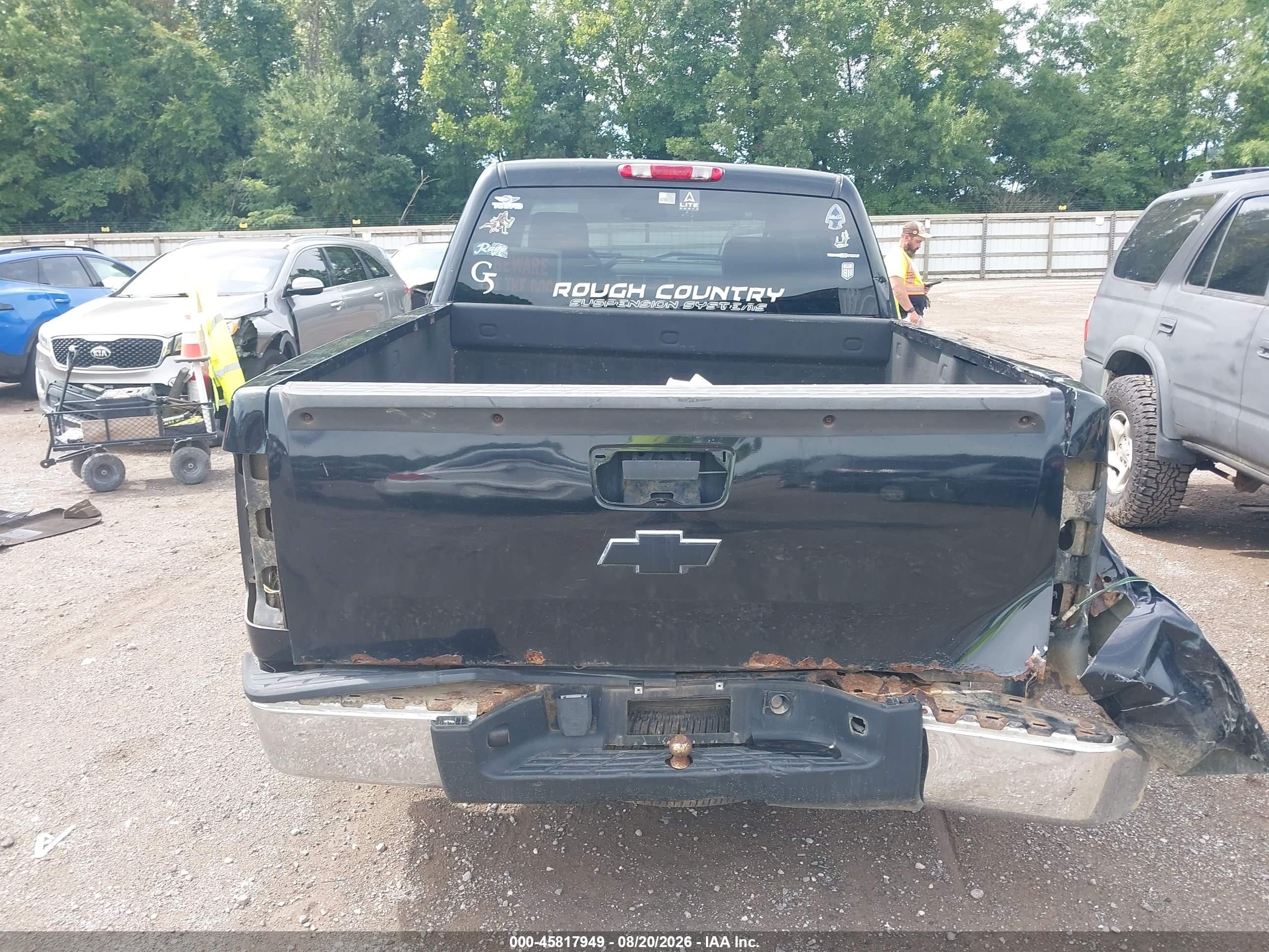2007 Chevrolet Silverado 1500 Ltz Black vin: 2GCEK13M071553167