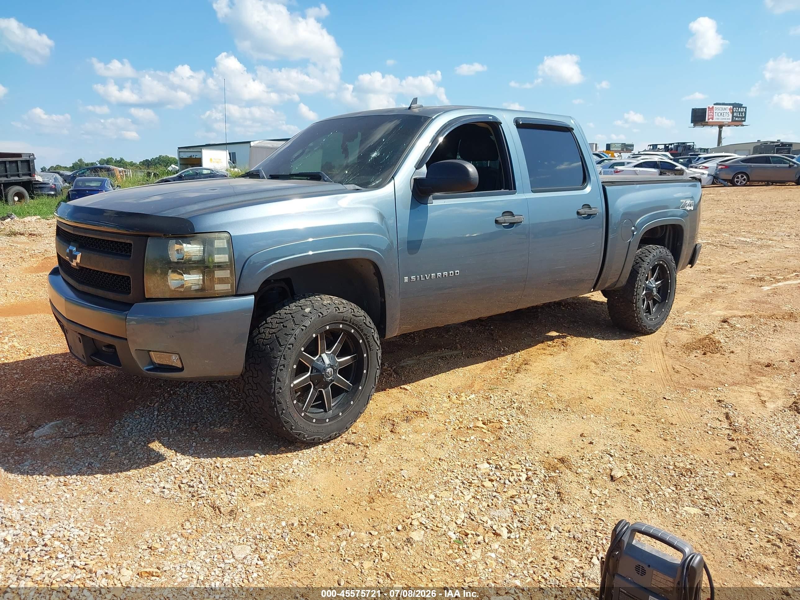 2007 Chevrolet Silverado 1500 Lt1 Blue vin: 2GCEK13M071554500
