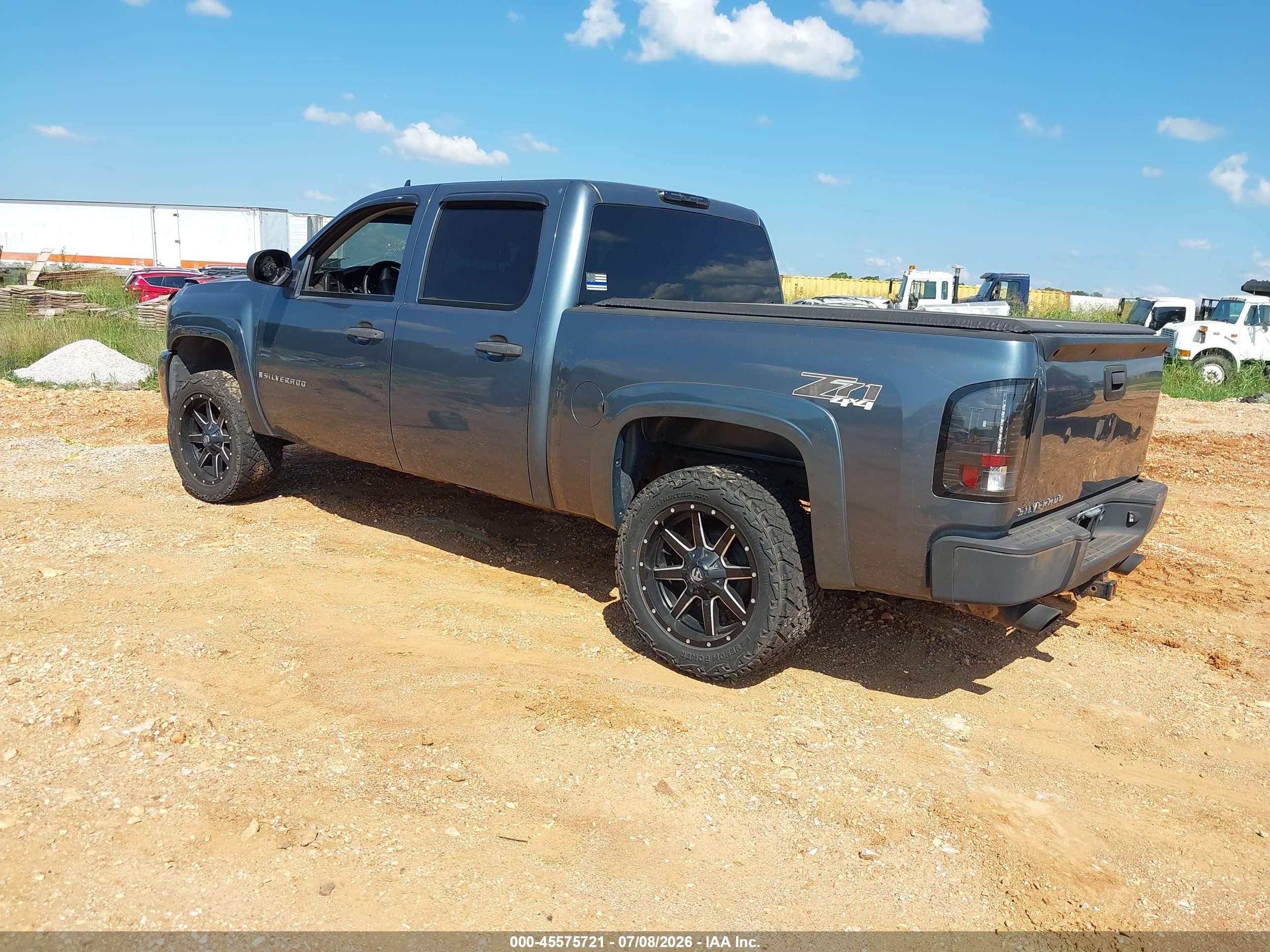 2007 Chevrolet Silverado 1500 Lt1 Blue vin: 2GCEK13M071554500
