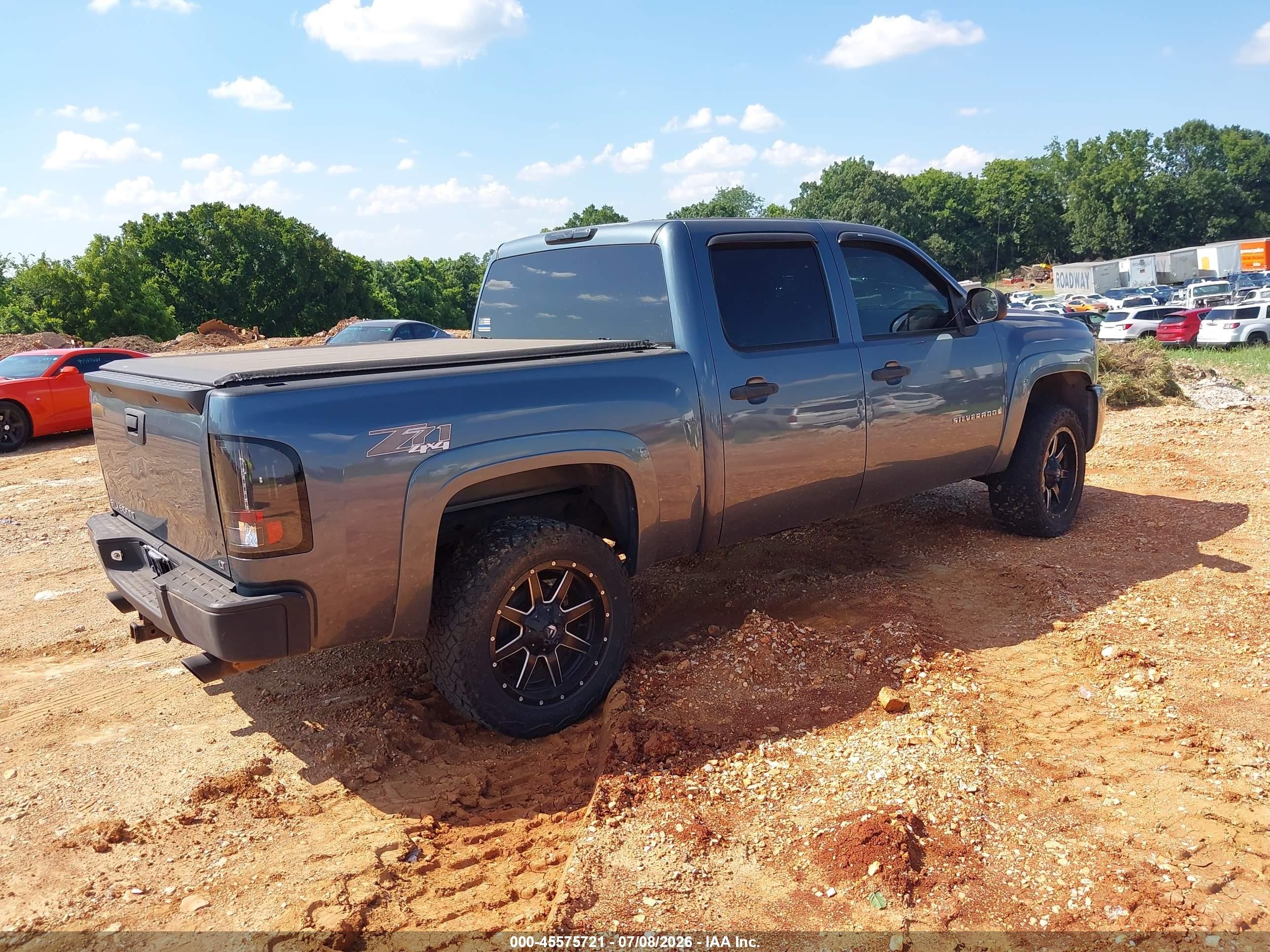 2007 Chevrolet Silverado 1500 Lt1 Blue vin: 2GCEK13M071554500