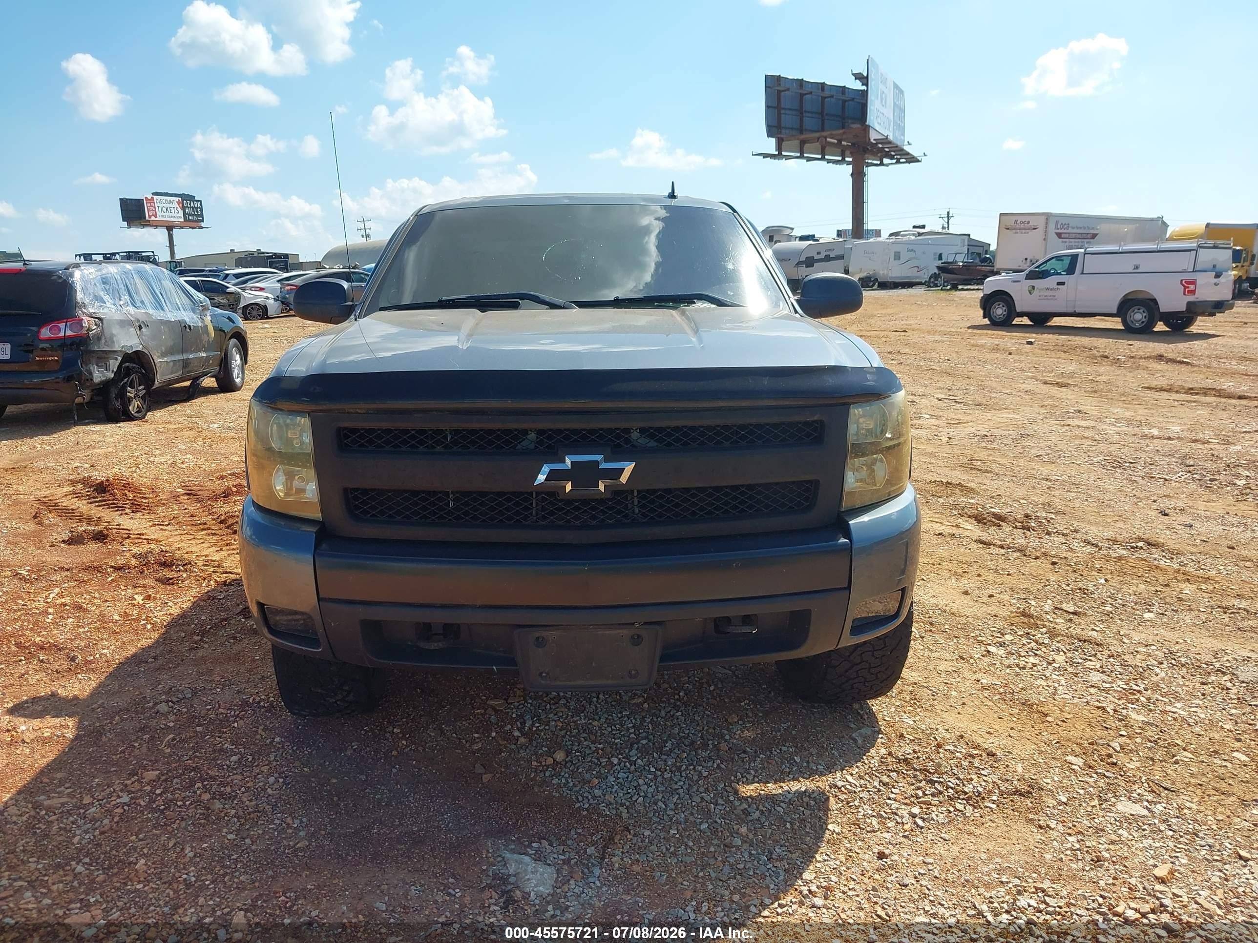 2007 Chevrolet Silverado 1500 Lt1 Blue vin: 2GCEK13M071554500