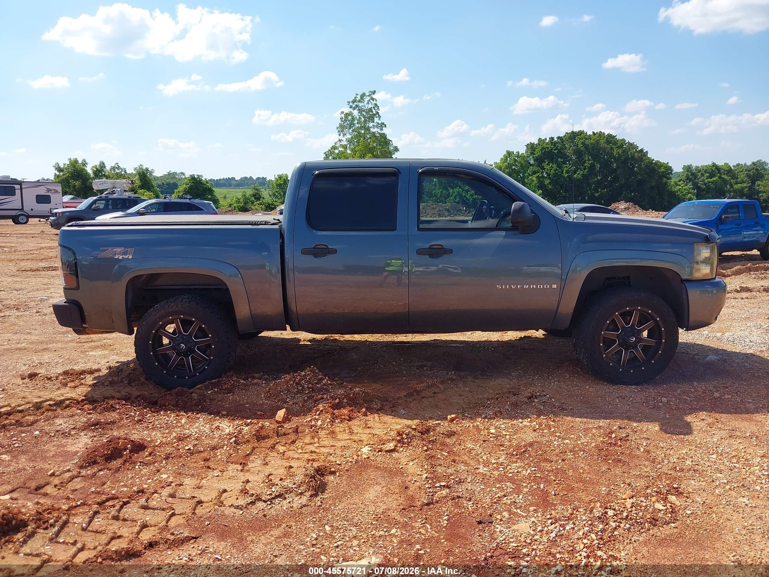 2007 Chevrolet Silverado 1500 Lt1 Blue vin: 2GCEK13M071554500