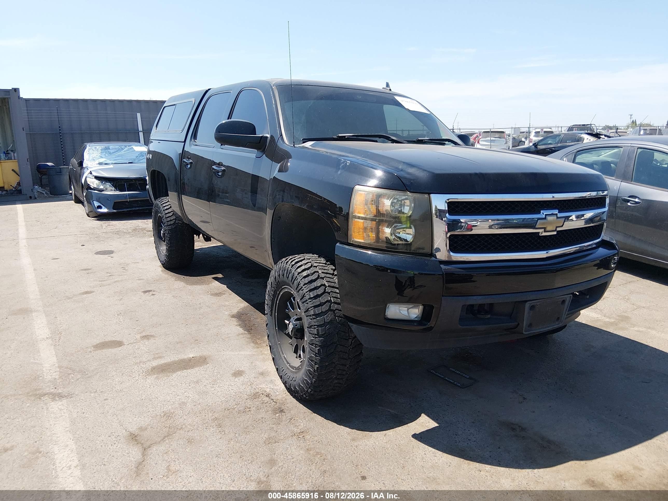 2007 Chevrolet Silverado 1500 Ltz Black vin: 2GCEK13M071574830