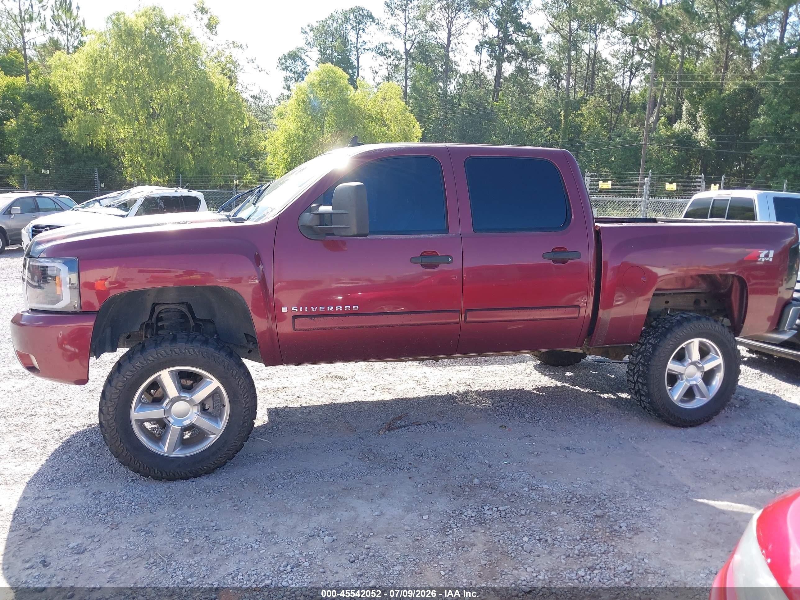 2008 Chevrolet Silverado 1500 Lt1 Maroon vin: 2GCEK13M081162859