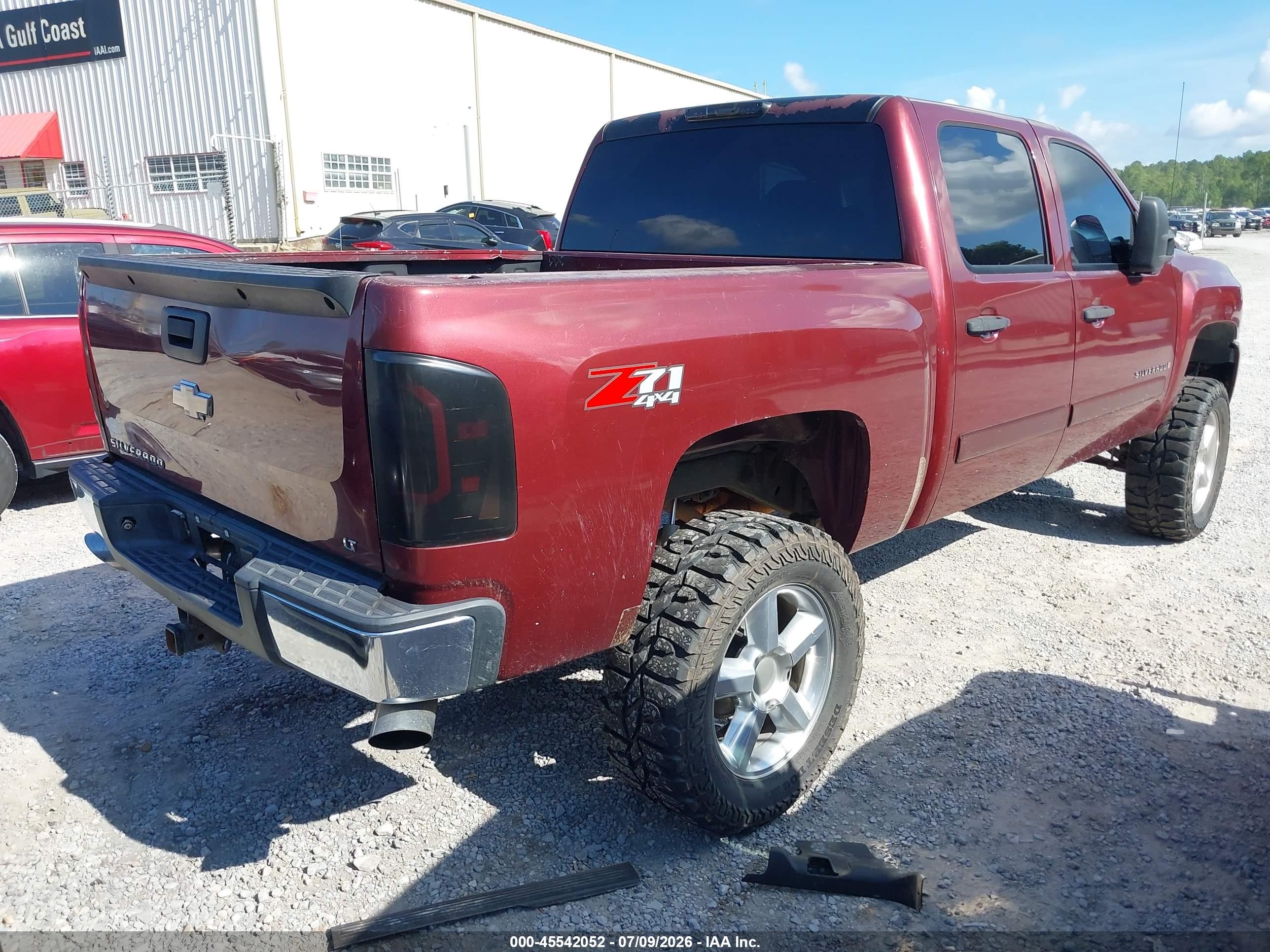 2008 Chevrolet Silverado 1500 Lt1 Maroon vin: 2GCEK13M081162859