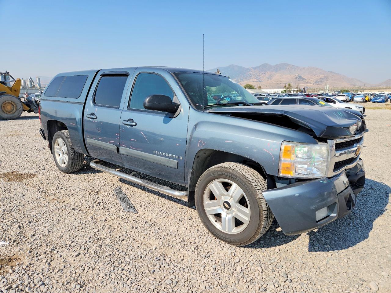 2007 Chevrolet Silverado K1500 Crew Cab Blue vin: 2GCEK13M171501031