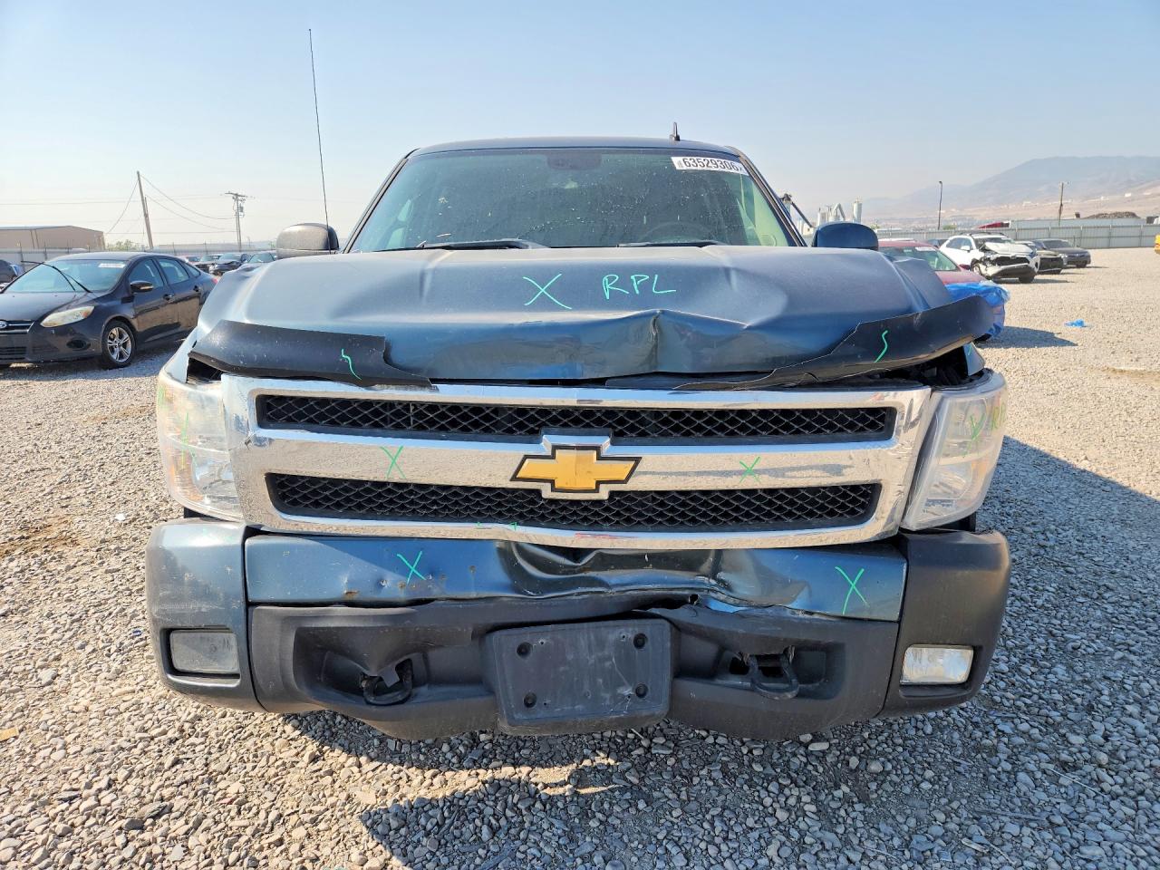 2007 Chevrolet Silverado K1500 Crew Cab Blue vin: 2GCEK13M171501031