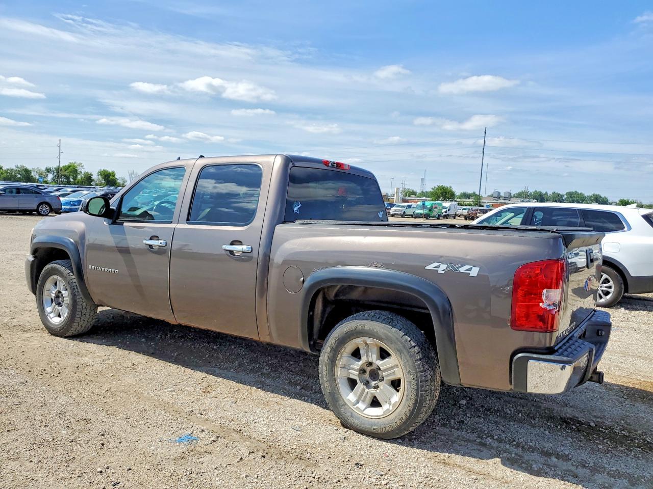 2007 Chevrolet Silverado K1500 Crew Cab Gray vin: 2GCEK13M171569720