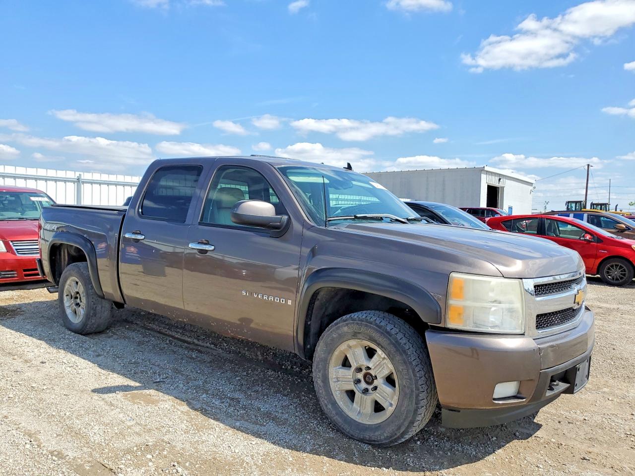 2007 Chevrolet Silverado K1500 Crew Cab Gray vin: 2GCEK13M171569720