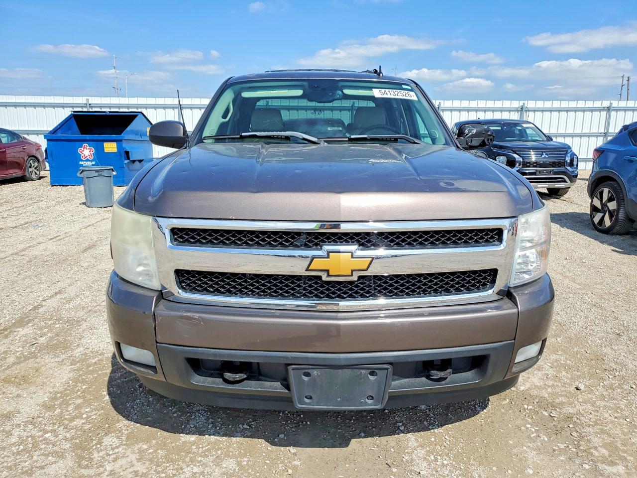 2007 Chevrolet Silverado K1500 Crew Cab Gray vin: 2GCEK13M171569720