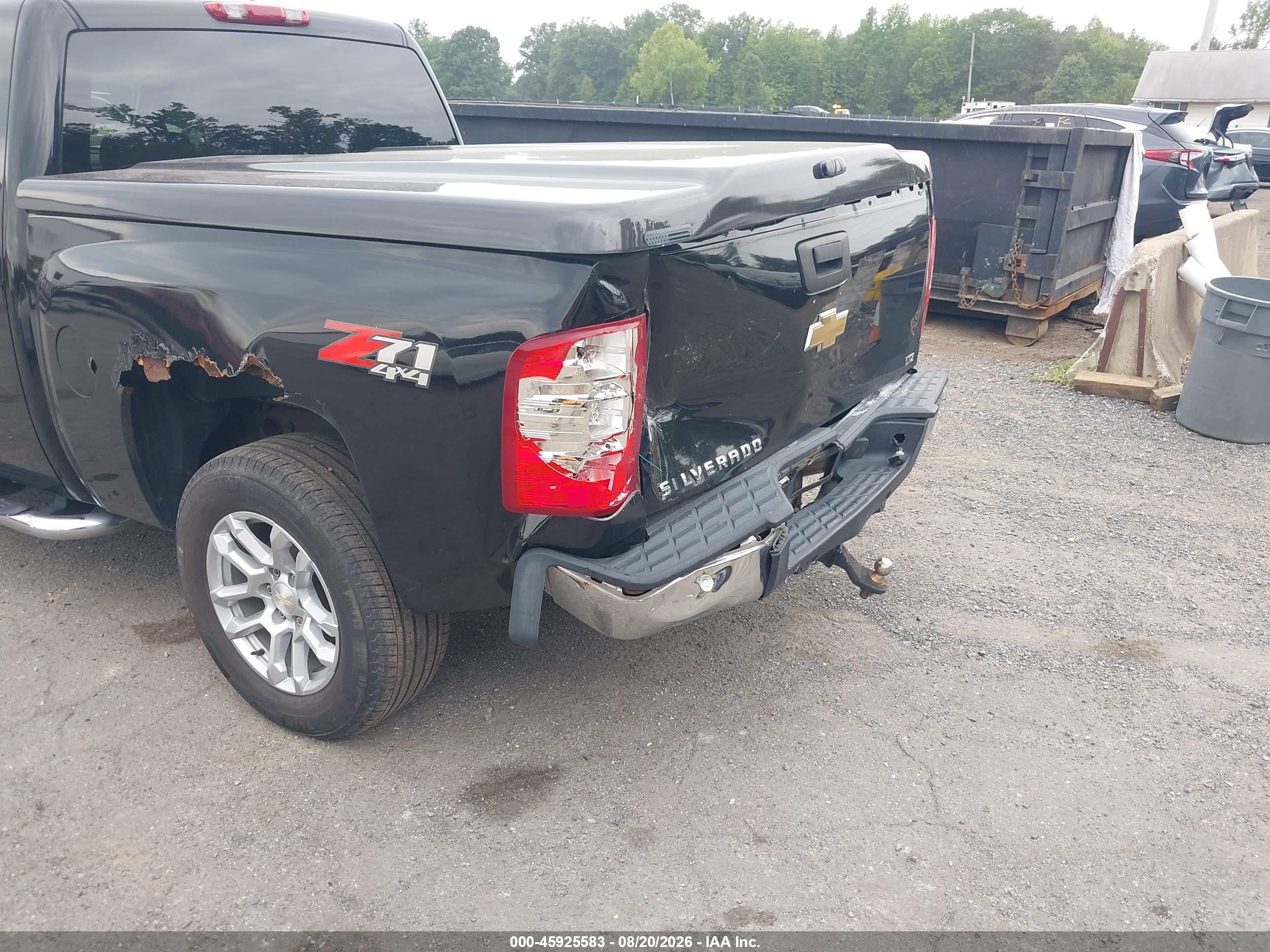 2007 Chevrolet Silverado 1500 Ltz Черный vin: 2GCEK13M171636591