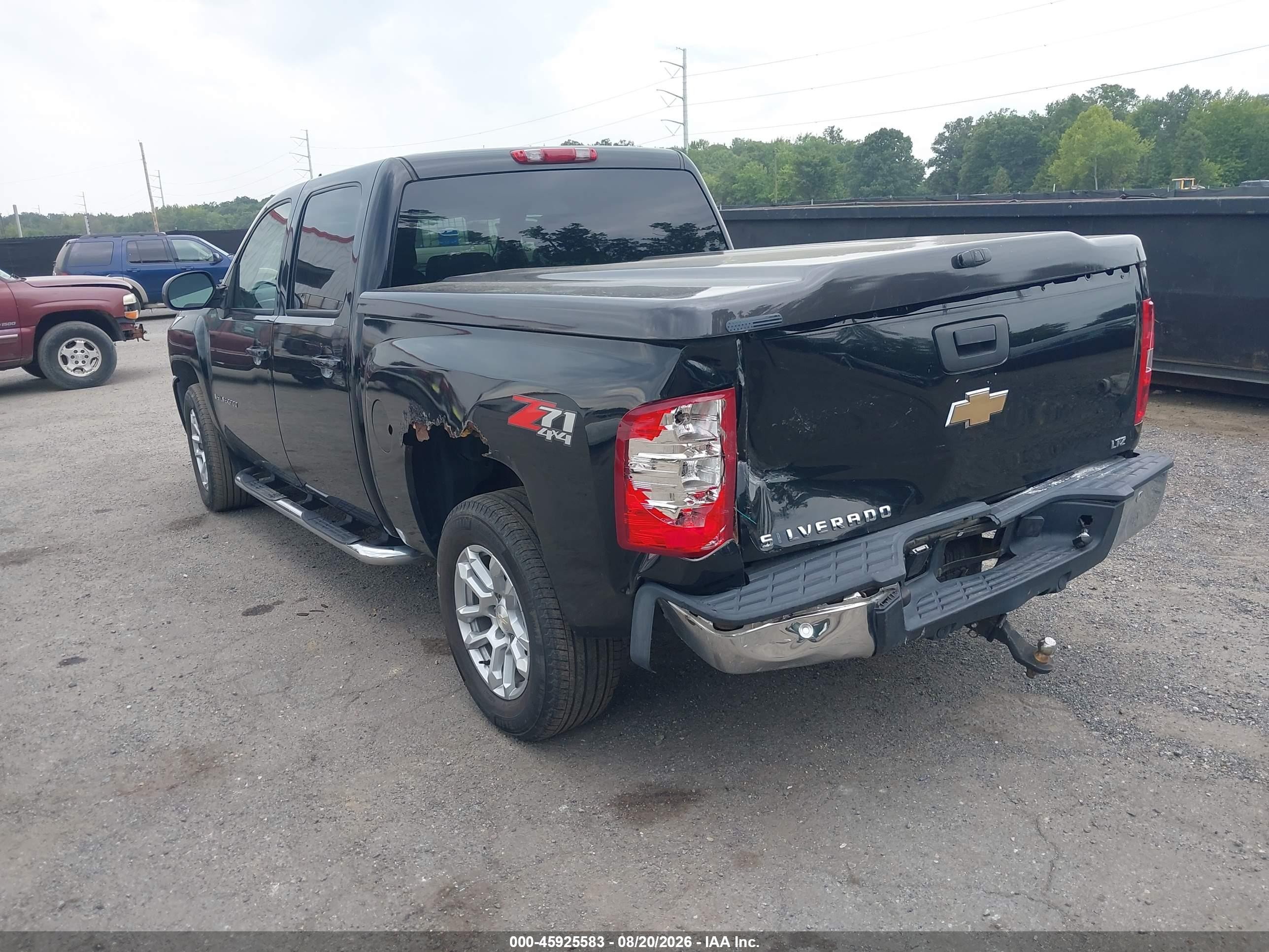 2007 Chevrolet Silverado 1500 Ltz Черный vin: 2GCEK13M171636591