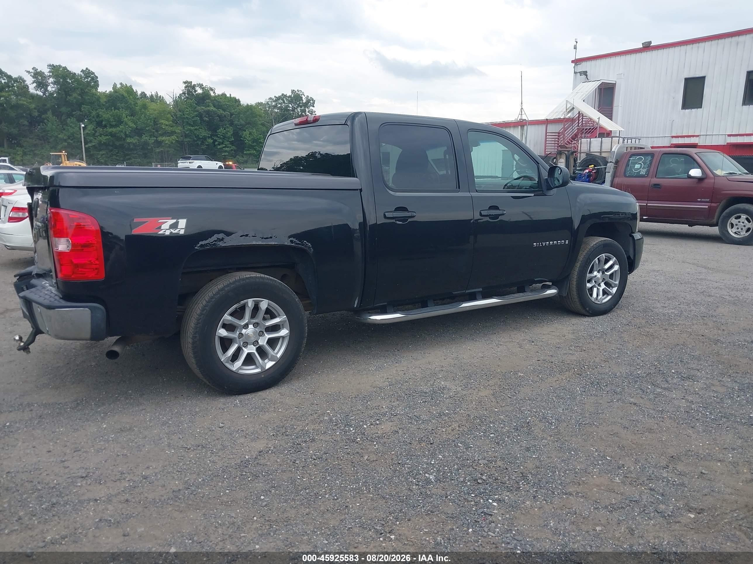 2007 Chevrolet Silverado 1500 Ltz Черный vin: 2GCEK13M171636591