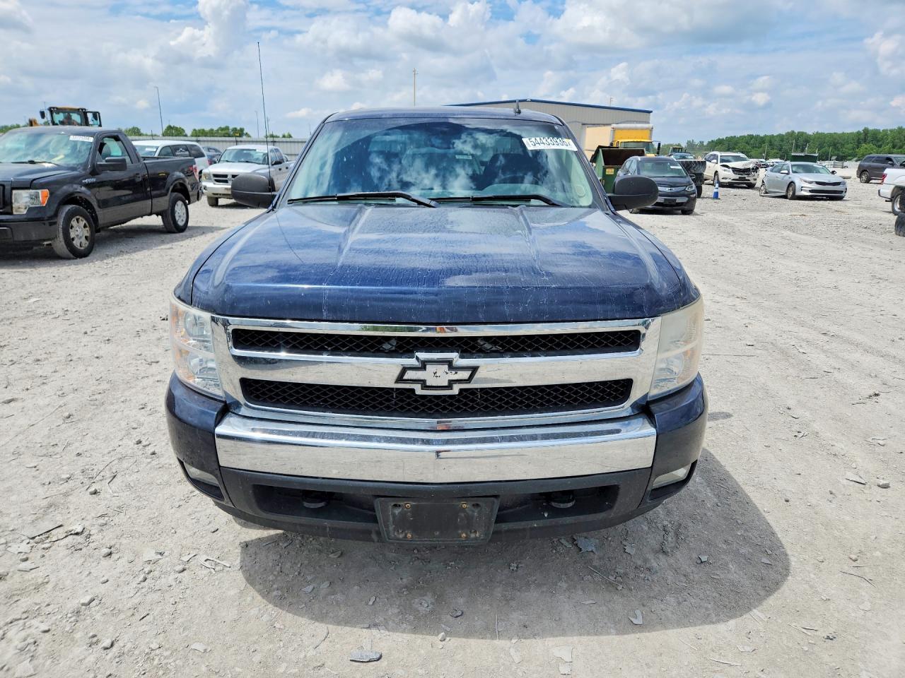 2007 Chevrolet Silverado K1500 Crew Cab Blue vin: 2GCEK13M171672409