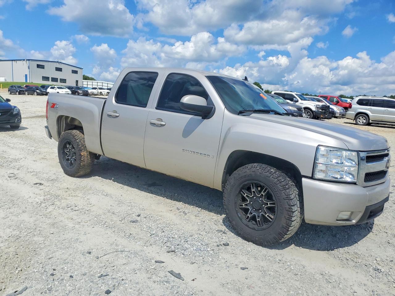 2008 Chevrolet Silverado K1500 Серебряный vin: 2GCEK13M181224656