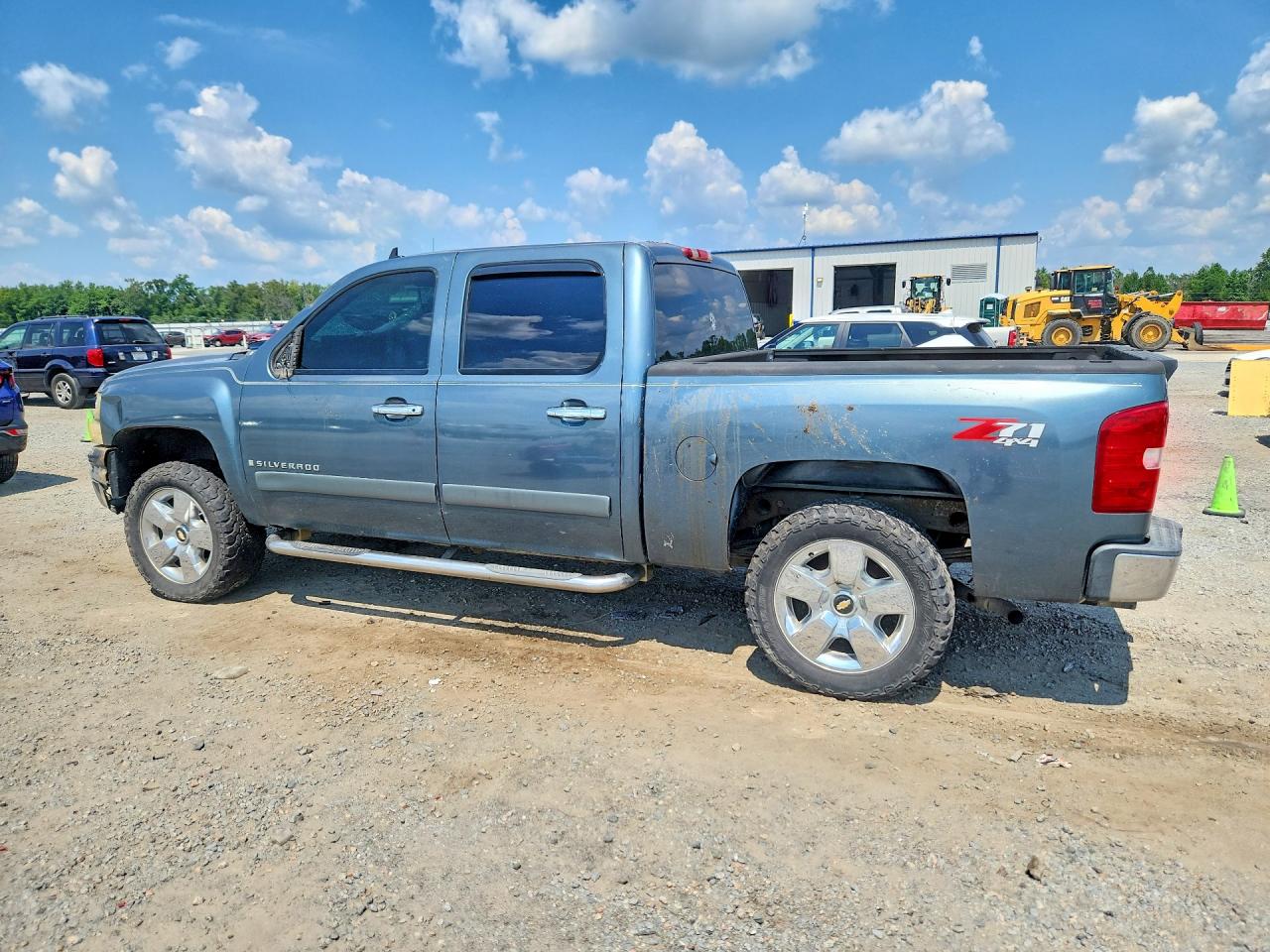 2008 Chevrolet Silverado K1500 Blue vin: 2GCEK13M181230554