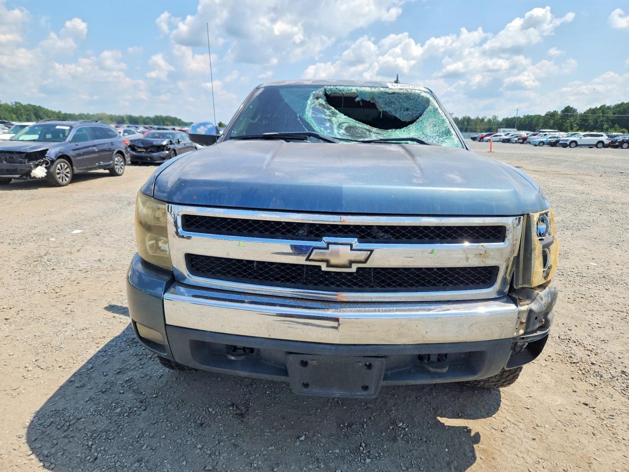 2008 Chevrolet Silverado K1500 Blue vin: 2GCEK13M181230554