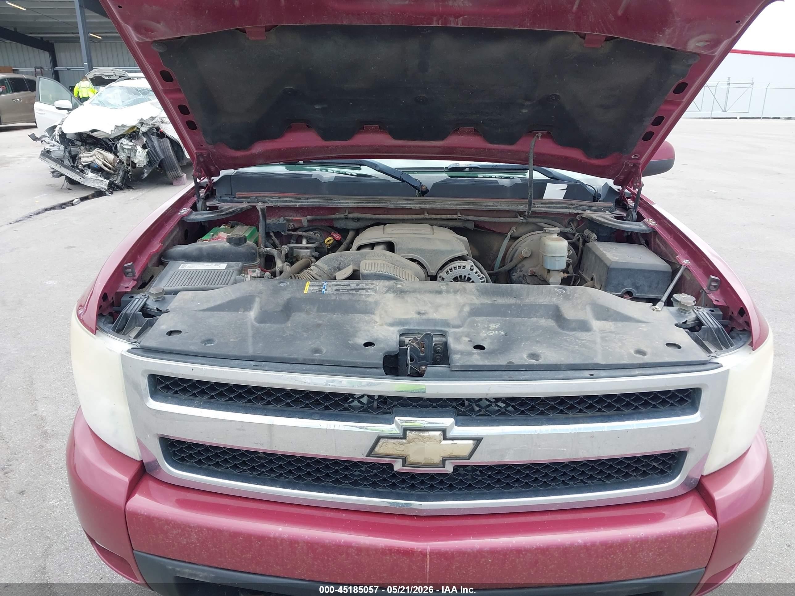 2007 Chevrolet Silverado 1500 Ltz Maroon vin: 2GCEK13M271657885