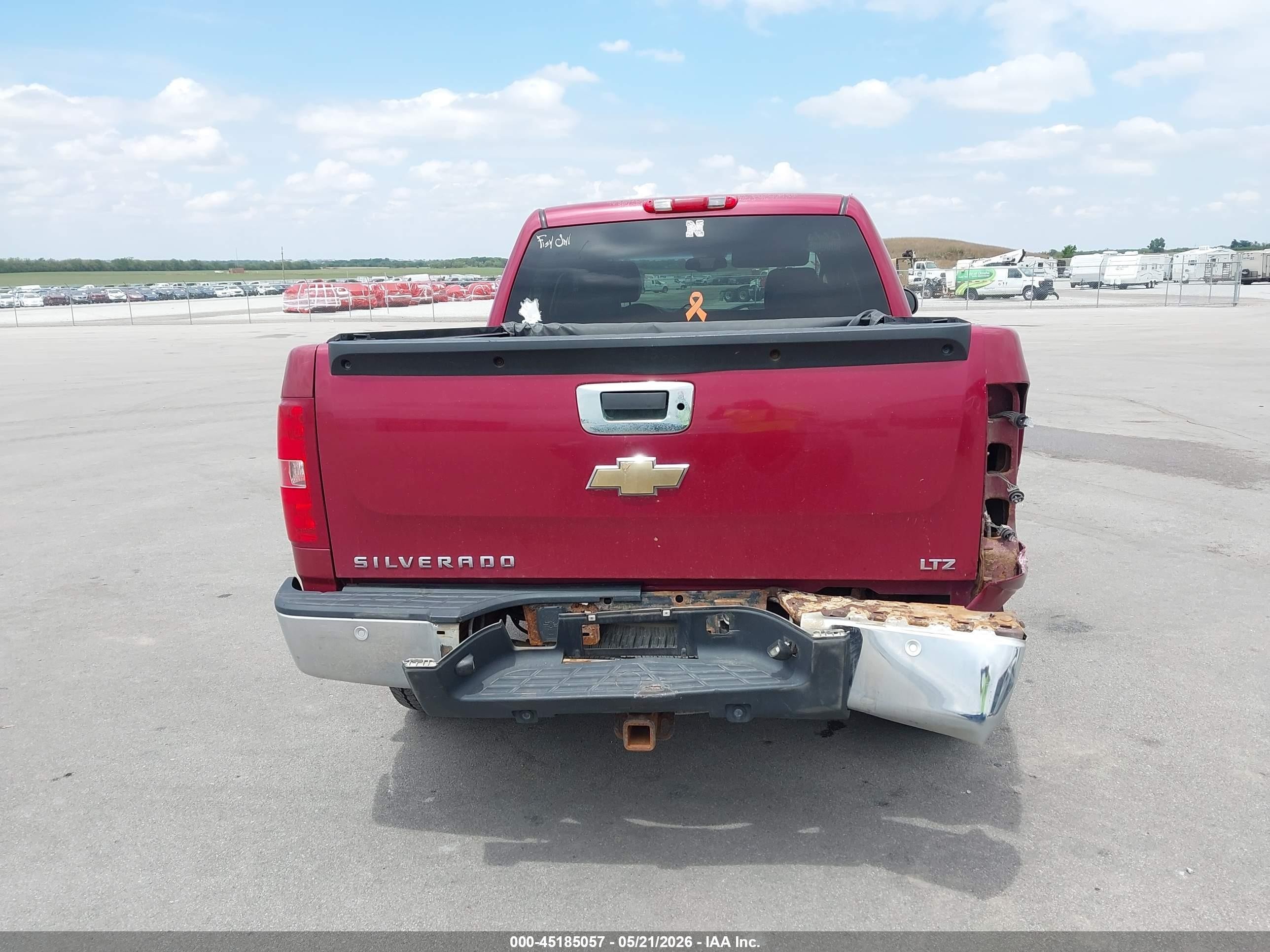 2007 Chevrolet Silverado 1500 Ltz Maroon vin: 2GCEK13M271657885