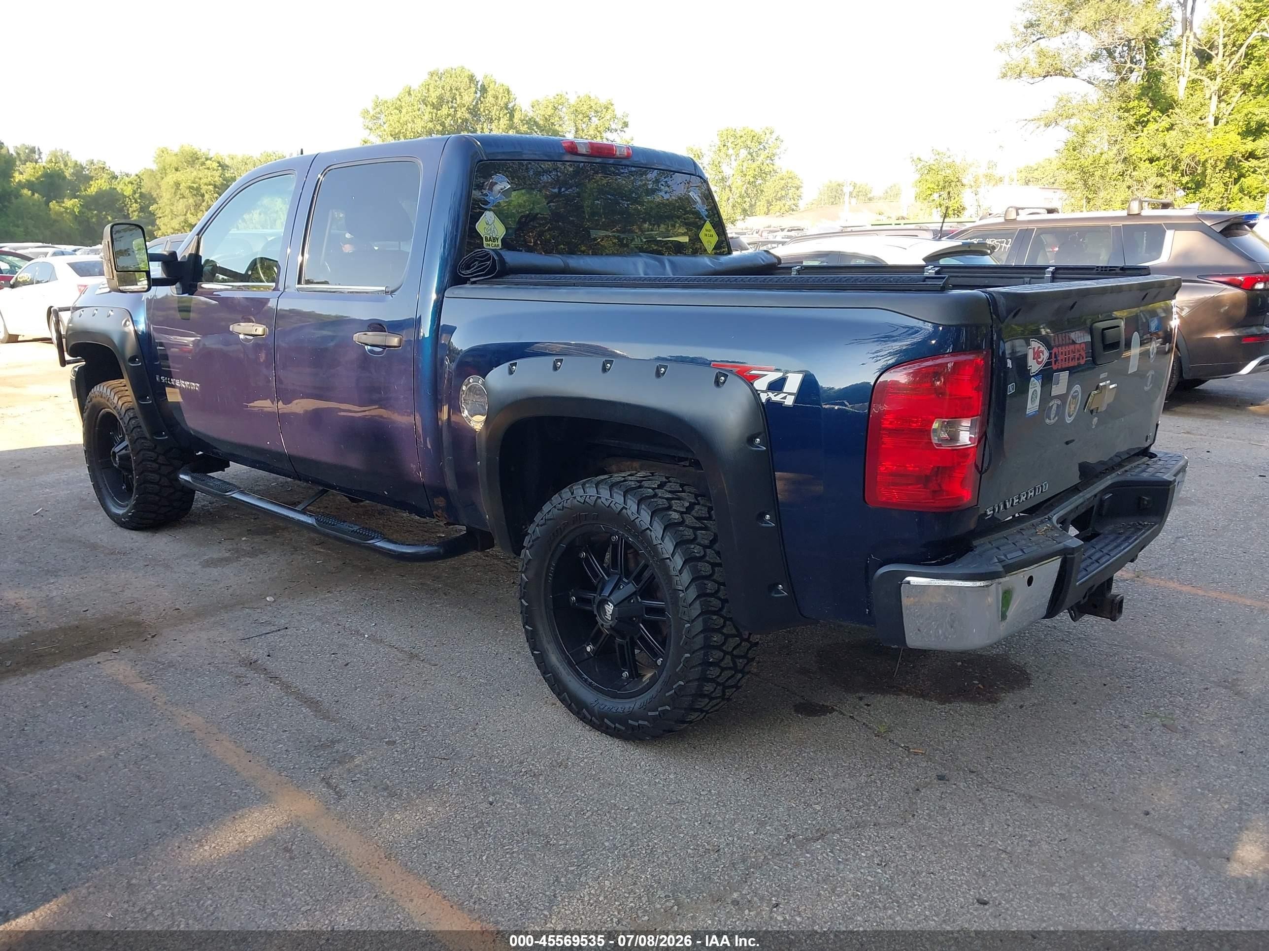2008 Chevrolet Silverado 1500 Lt1 Blue vin: 2GCEK13M281118717