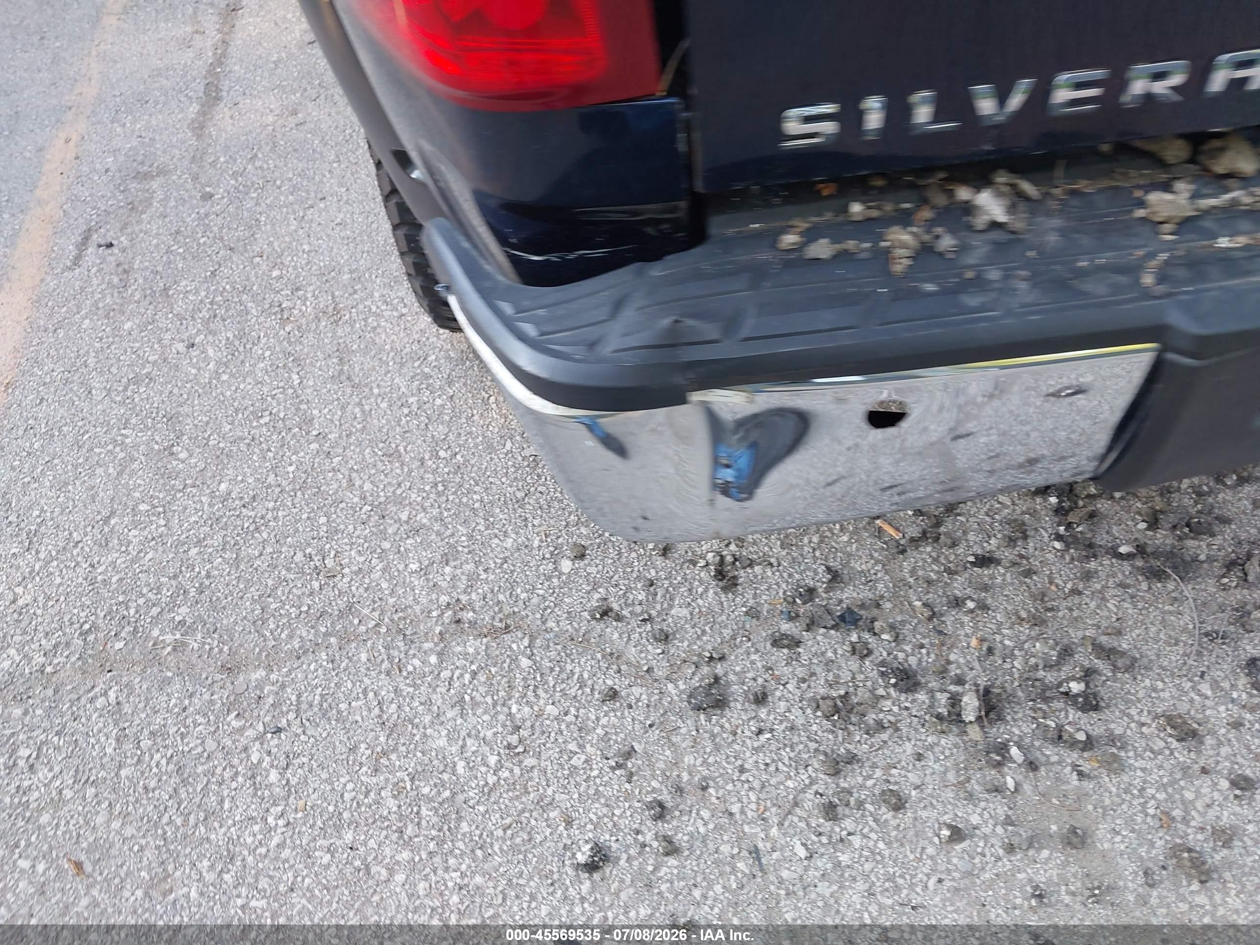 2008 Chevrolet Silverado 1500 Lt1 Blue vin: 2GCEK13M281118717