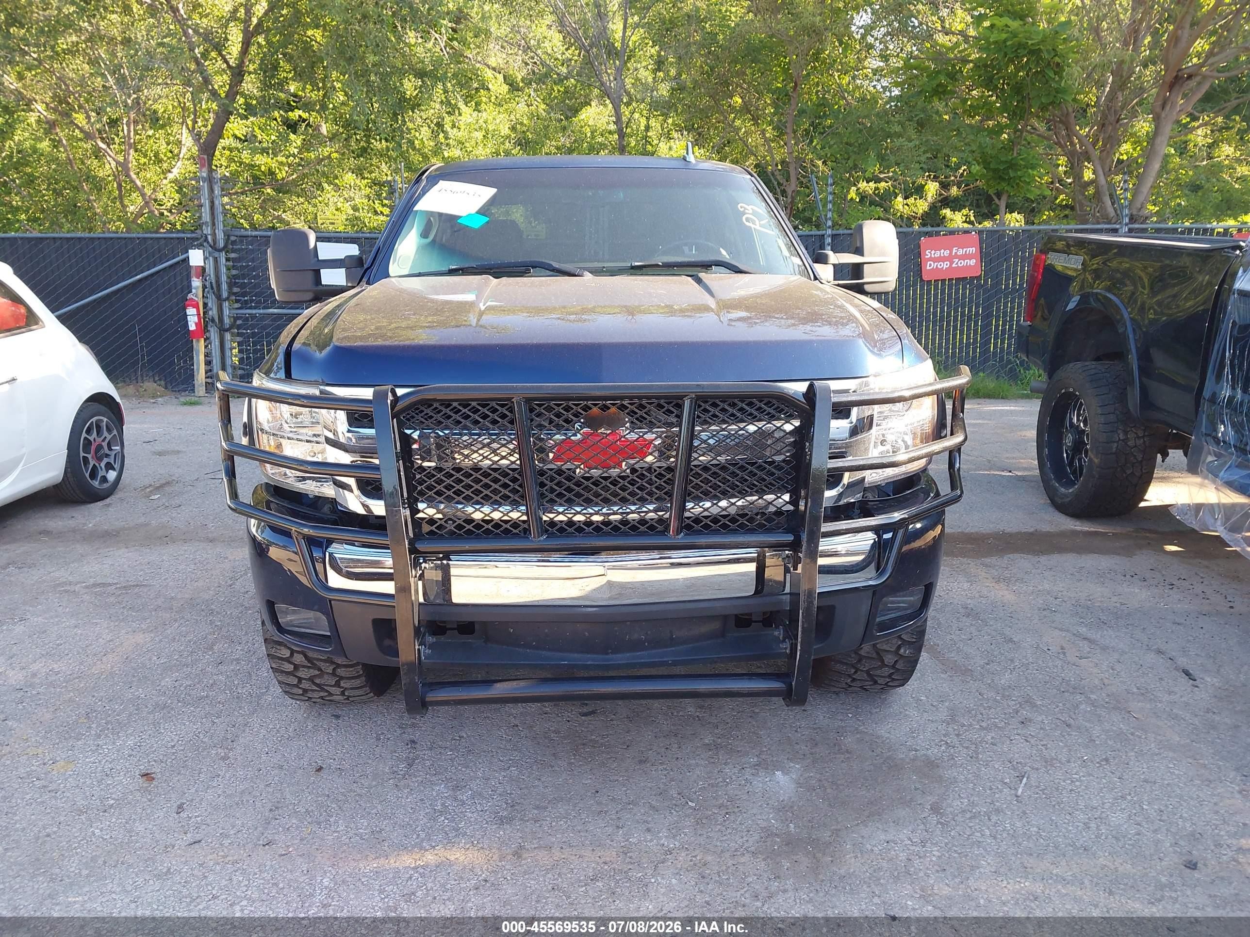 2008 Chevrolet Silverado 1500 Lt1 Blue vin: 2GCEK13M281118717