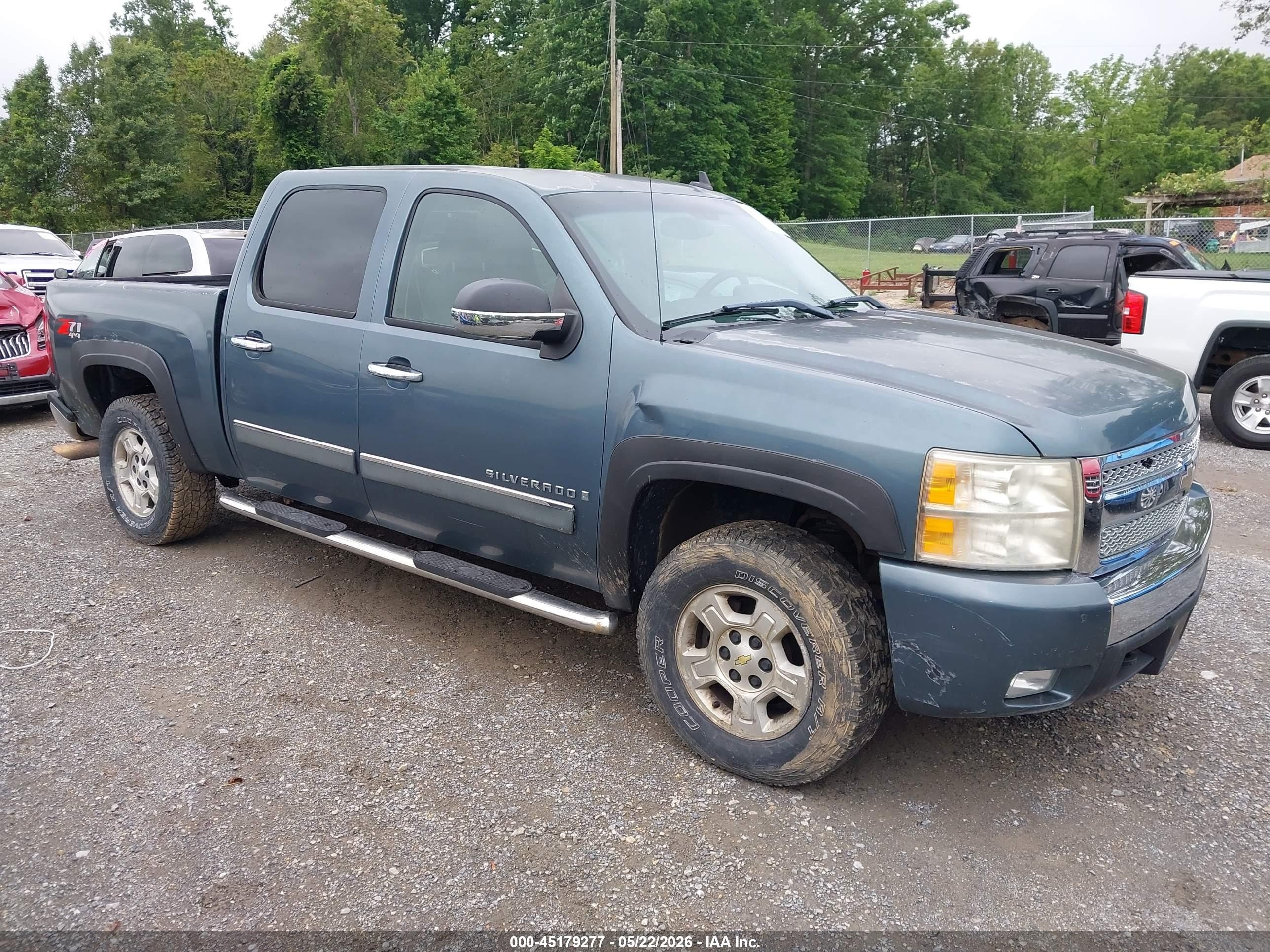 2008 Chevrolet Silverado 1500 Lt1 Blue vin: 2GCEK13M281139499
