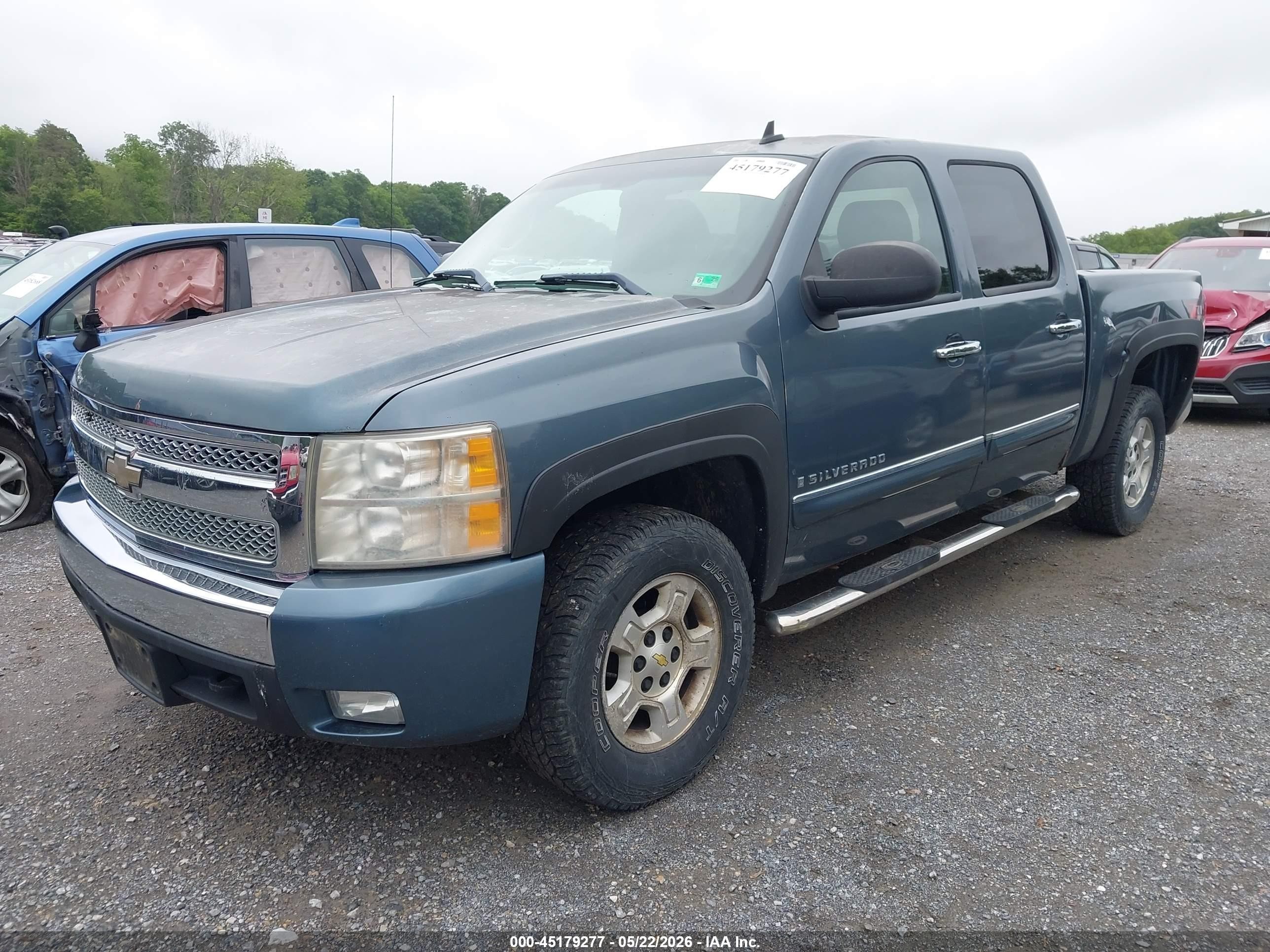 2008 Chevrolet Silverado 1500 Lt1 Blue vin: 2GCEK13M281139499