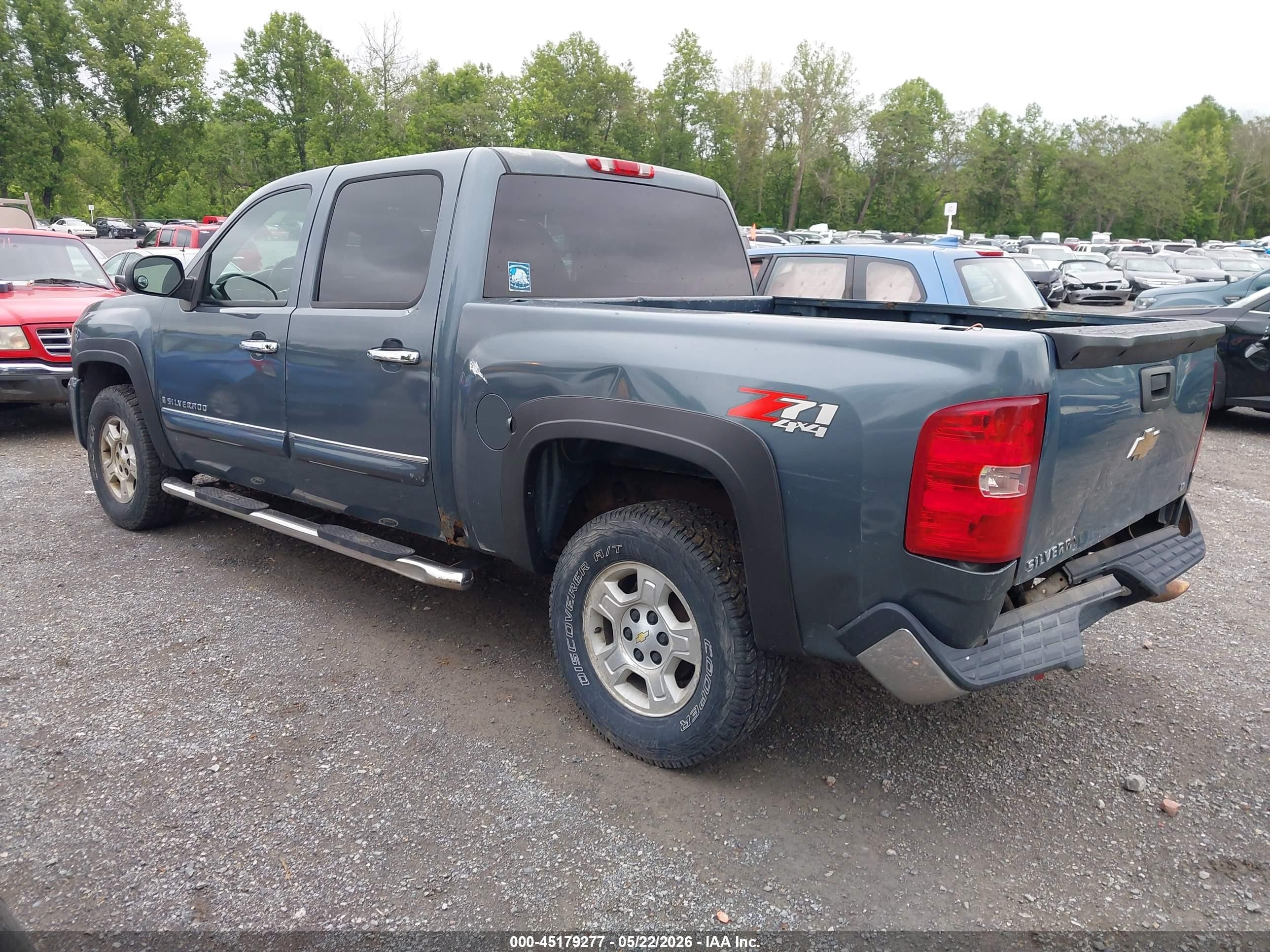 2008 Chevrolet Silverado 1500 Lt1 Blue vin: 2GCEK13M281139499