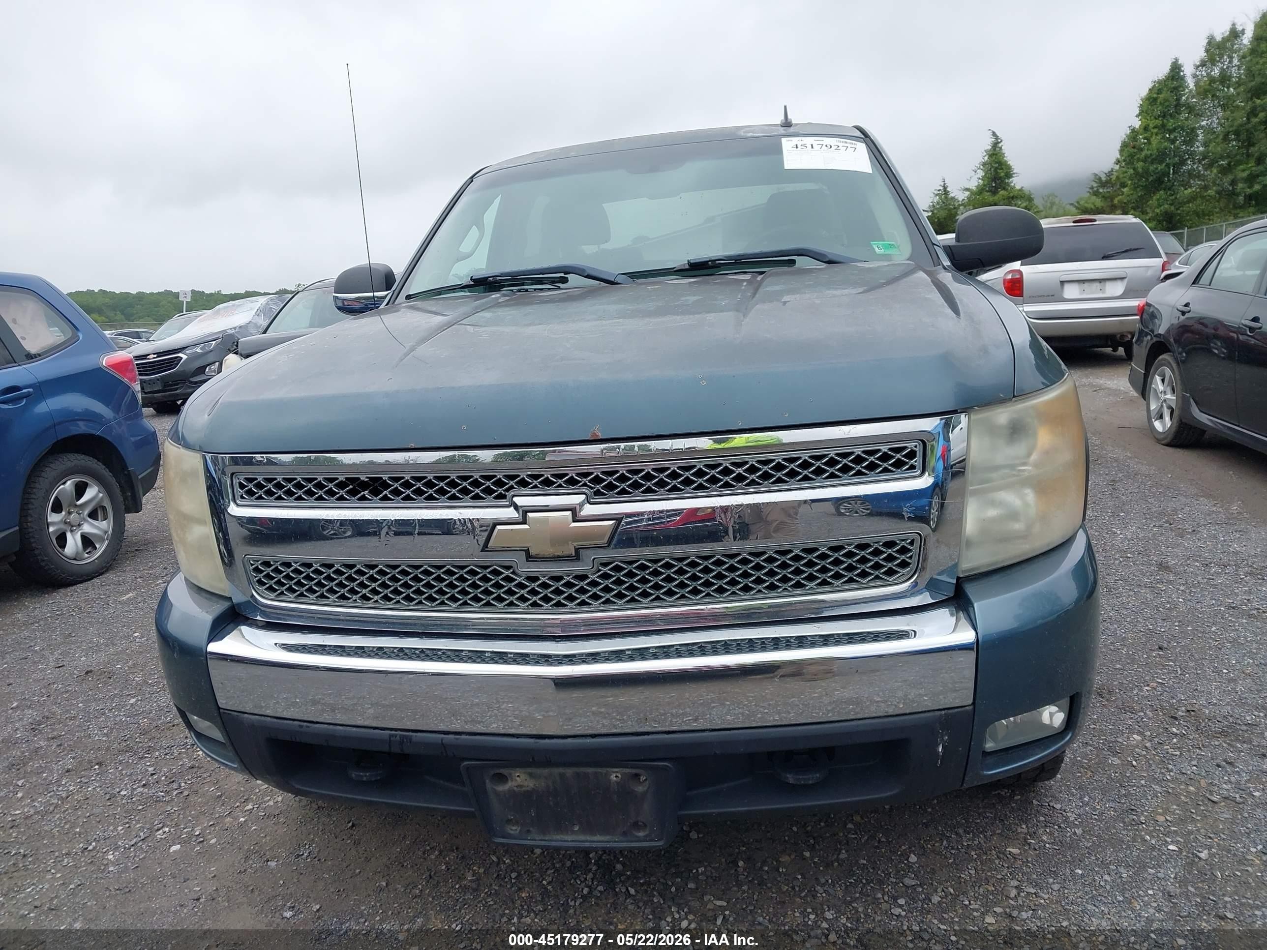 2008 Chevrolet Silverado 1500 Lt1 Blue vin: 2GCEK13M281139499