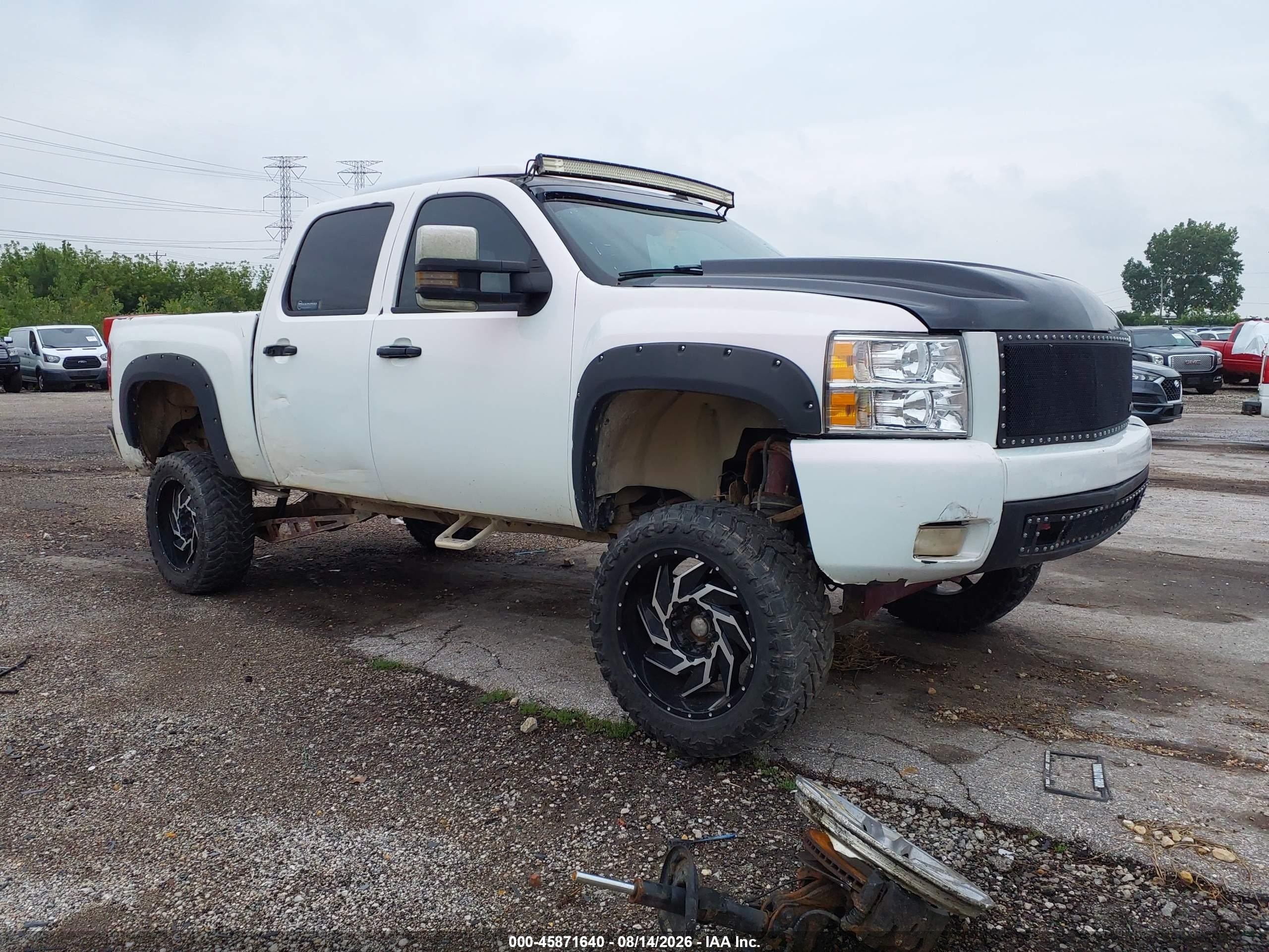 2007 Chevrolet Silverado 1500 Ltz White vin: 2GCEK13M371501760