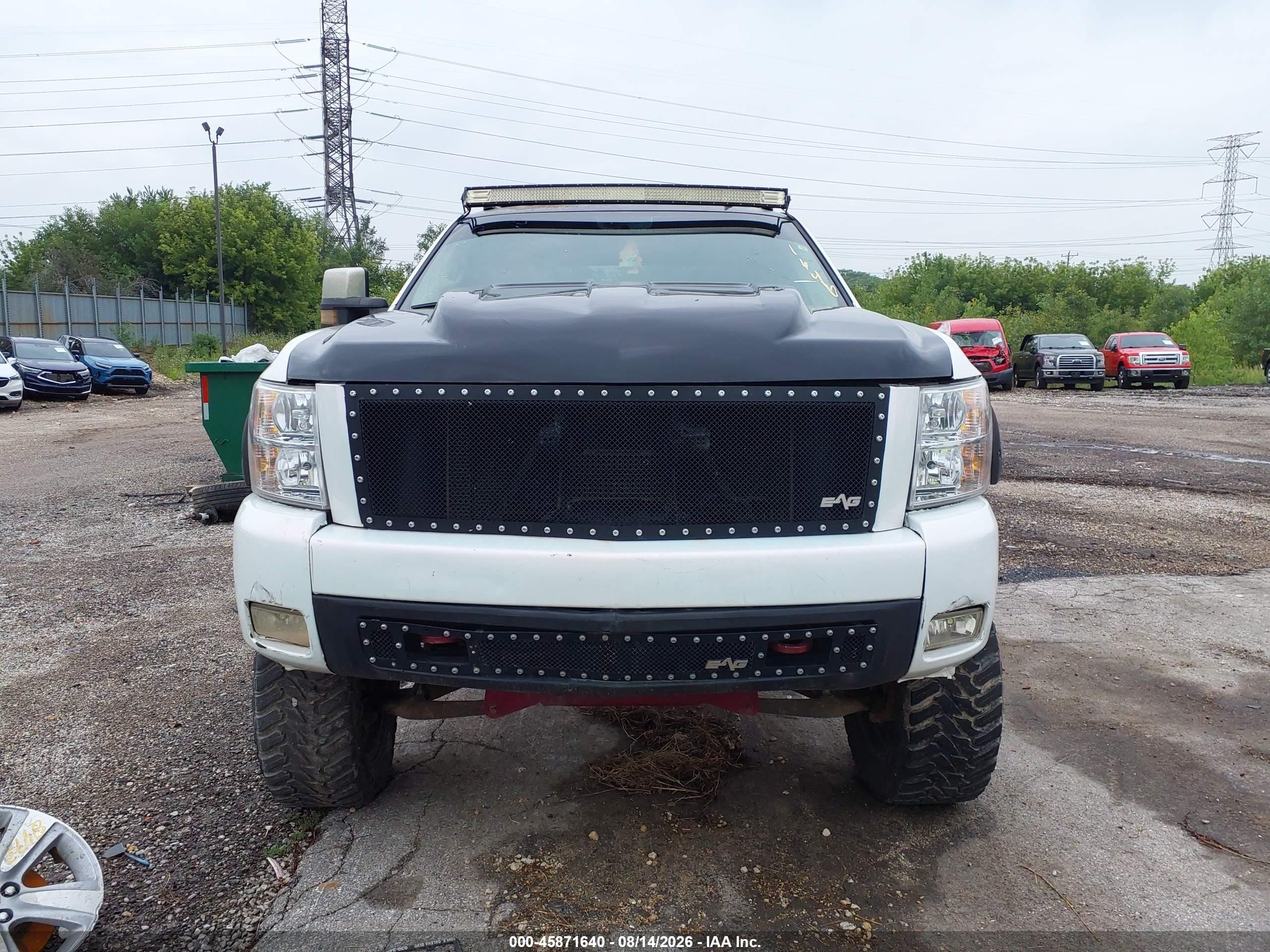 2007 Chevrolet Silverado 1500 Ltz White vin: 2GCEK13M371501760