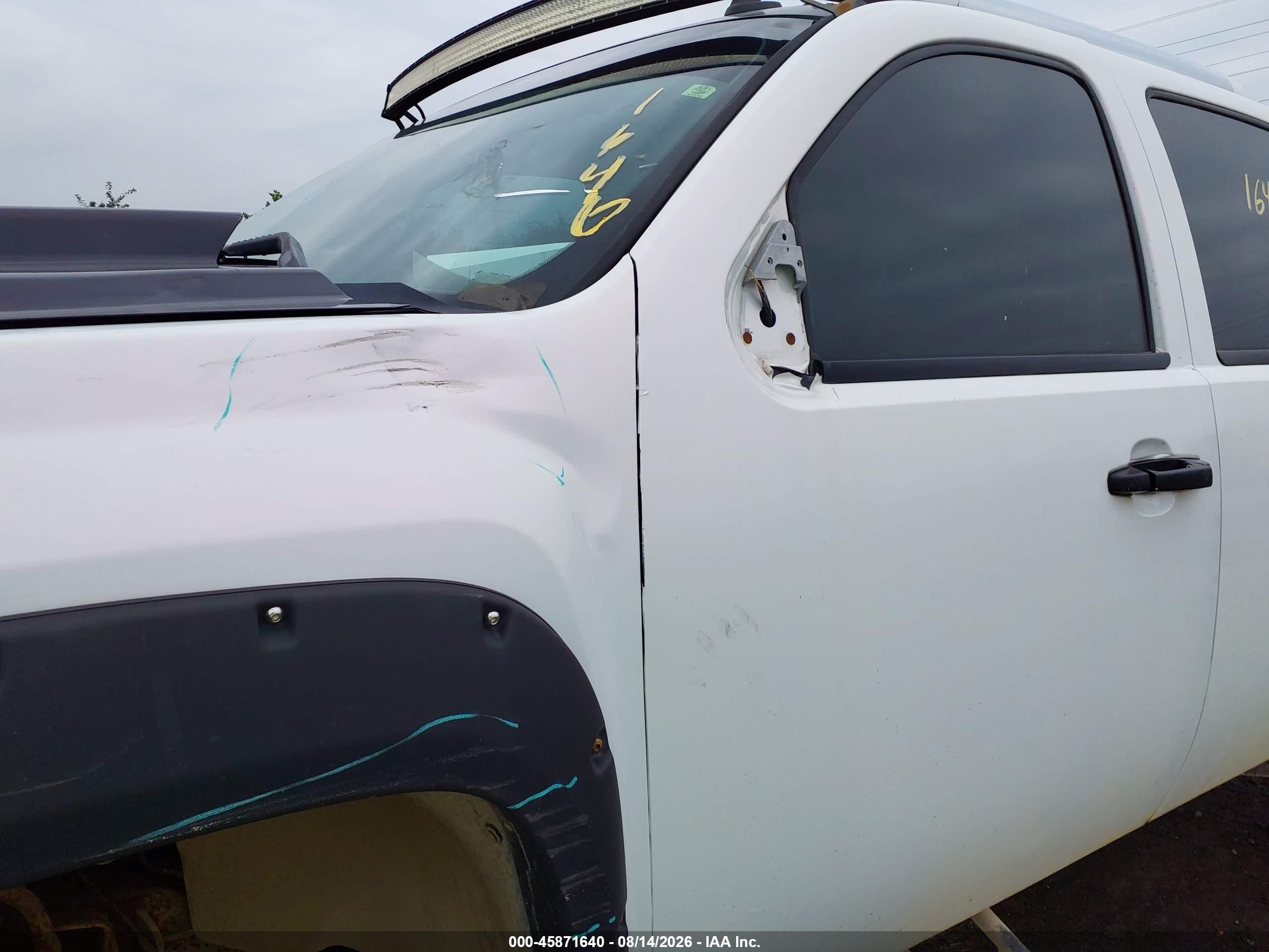 2007 Chevrolet Silverado 1500 Ltz White vin: 2GCEK13M371501760
