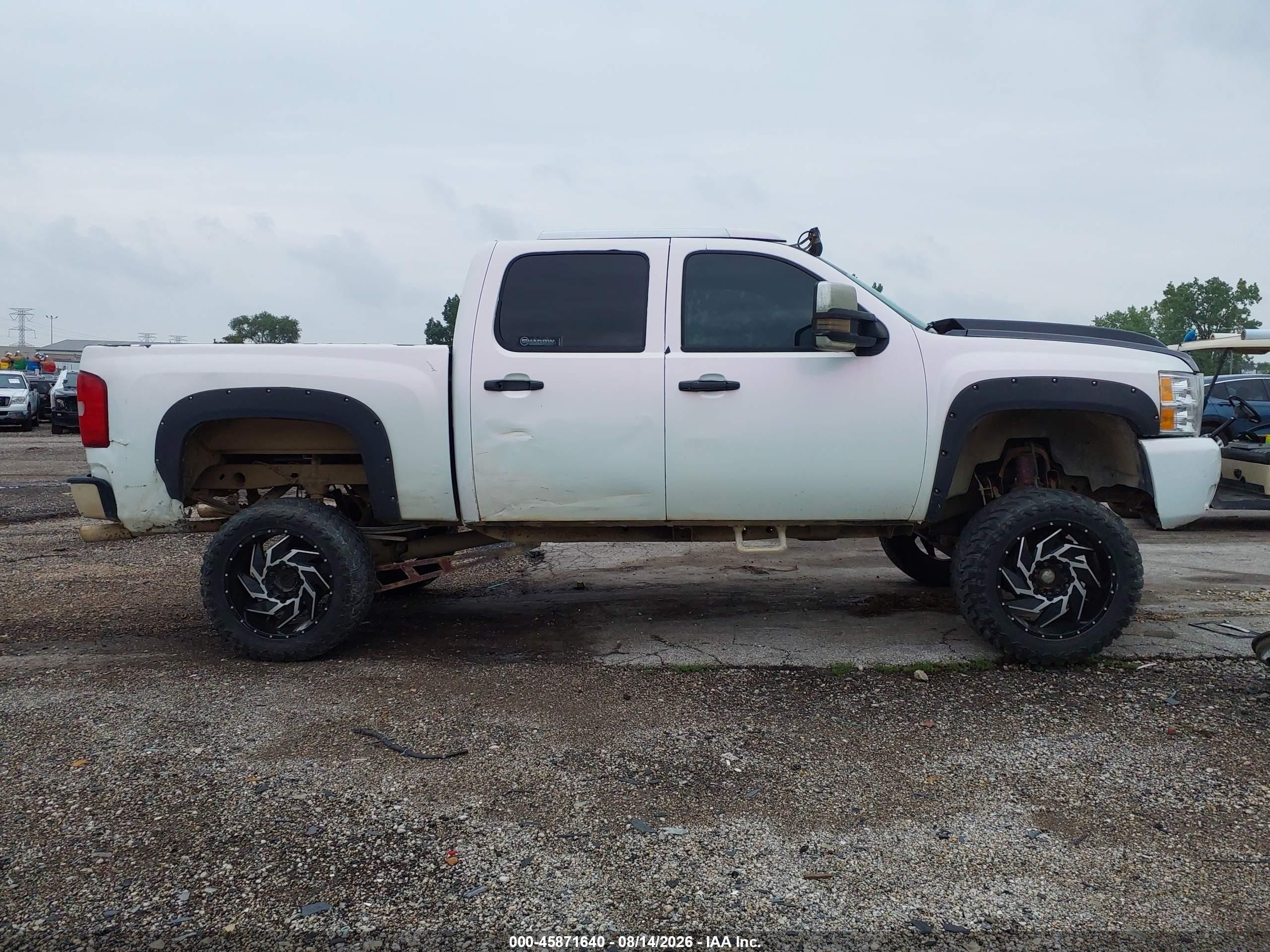 2007 Chevrolet Silverado 1500 Ltz White vin: 2GCEK13M371501760