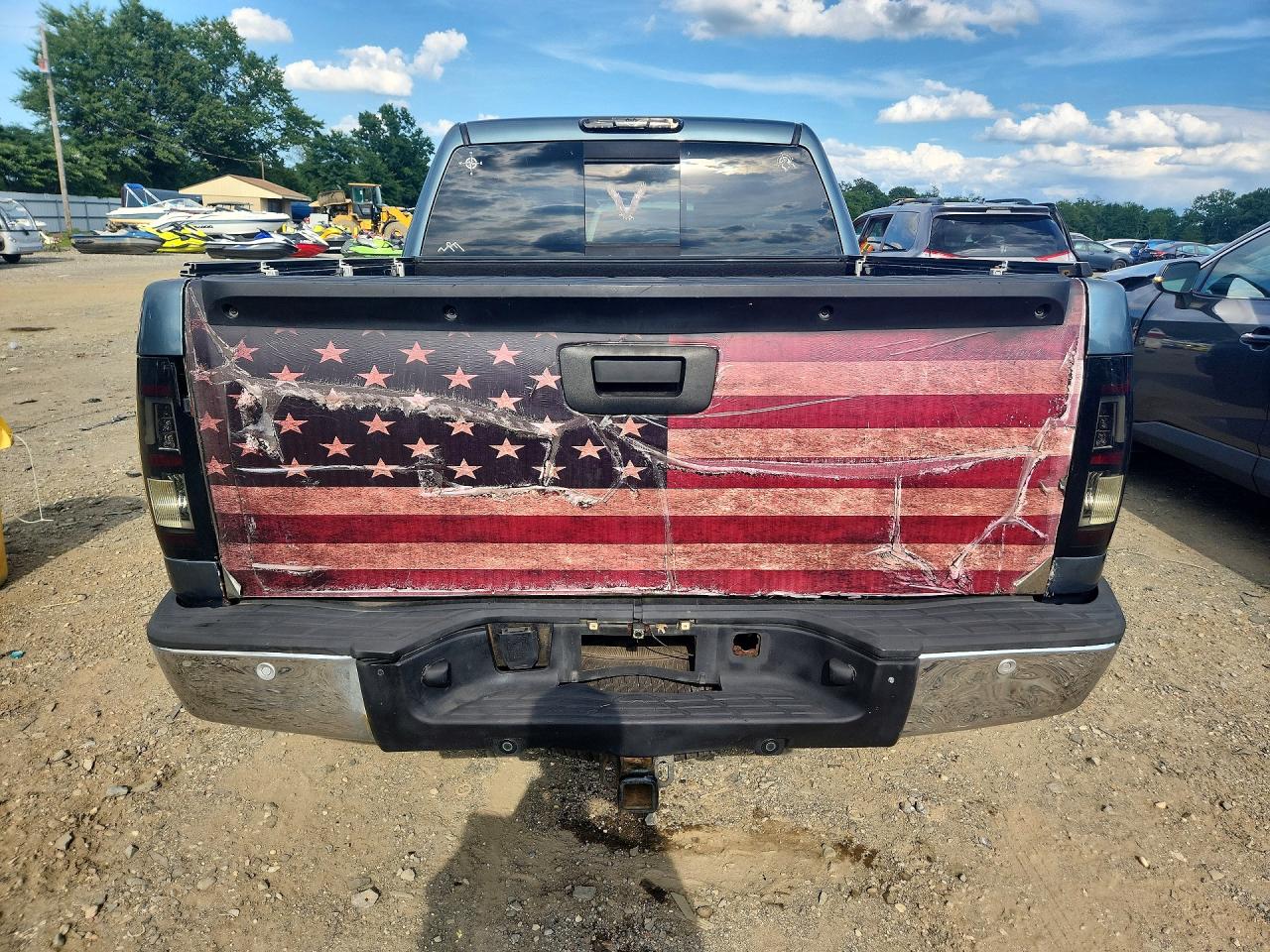 2007 Chevrolet Silverado K1500 Crew Cab Green vin: 2GCEK13M371691303