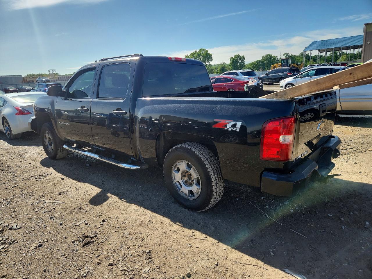 2008 Chevrolet Silverado K1500 Black vin: 2GCEK13M381190705