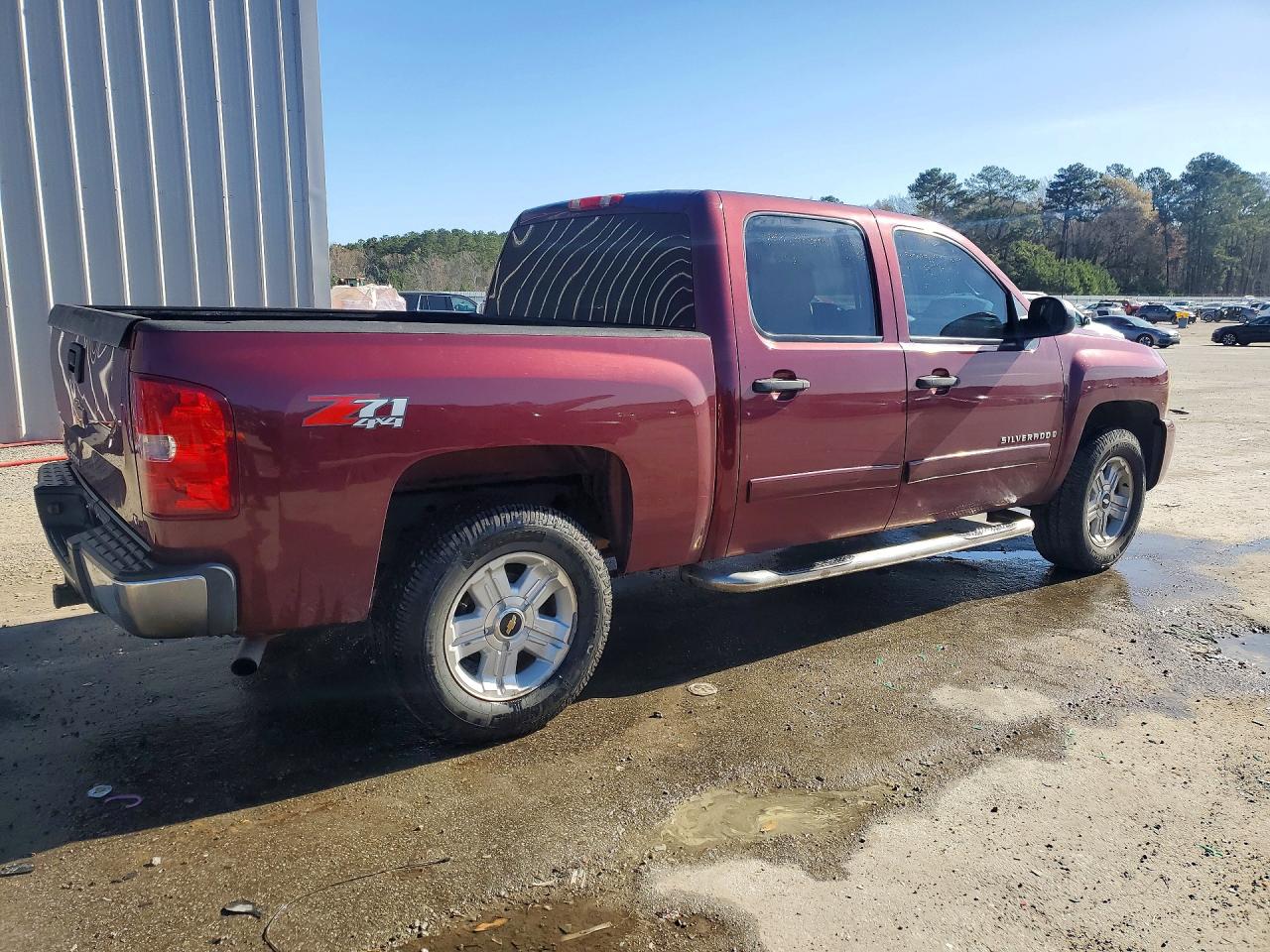 2008 Chevrolet Silverado K1500 Burgundy vin: 2GCEK13M381224013