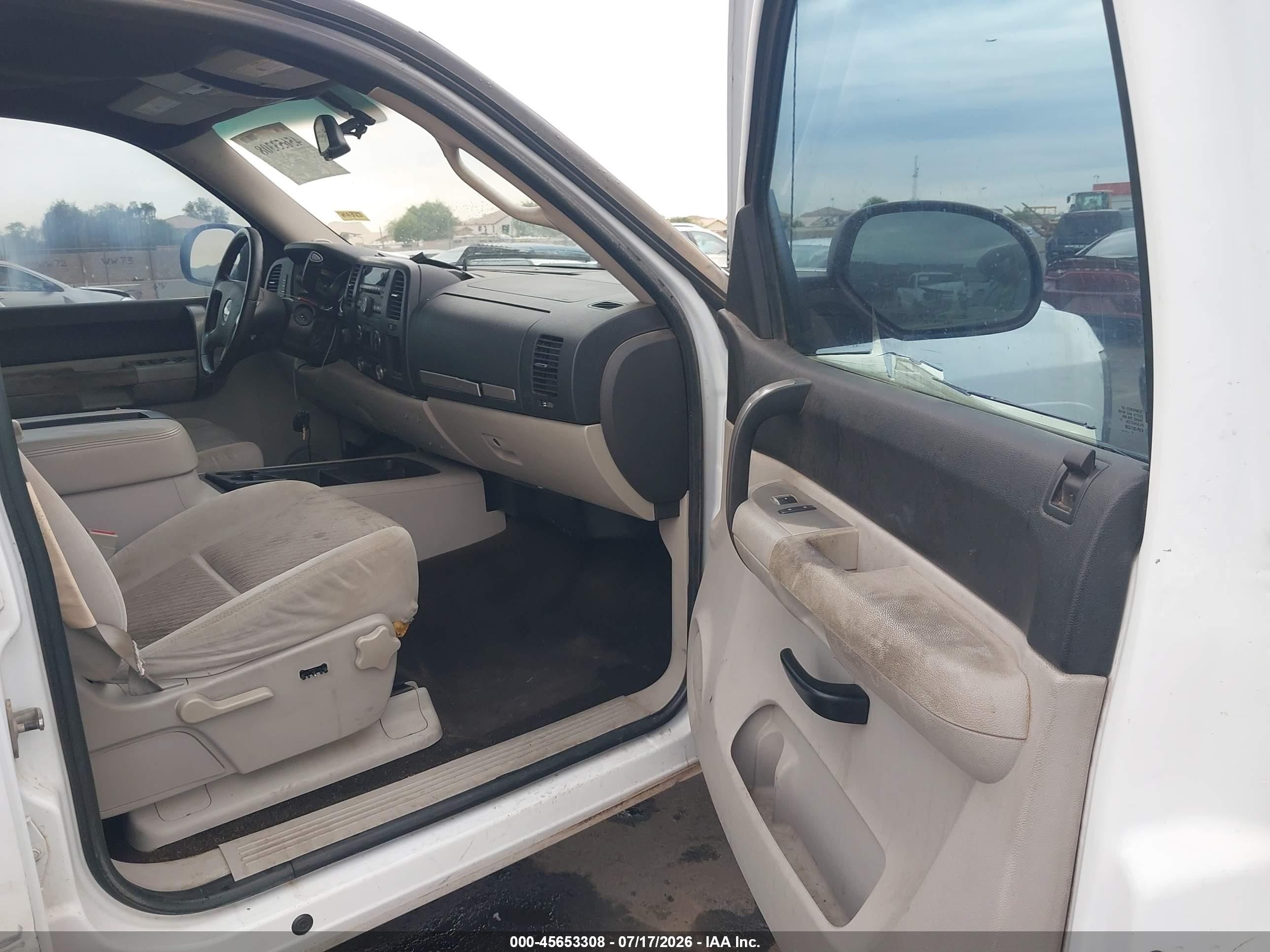 2007 Chevrolet Silverado 1500 Lt2 White vin: 2GCEK13M471501847