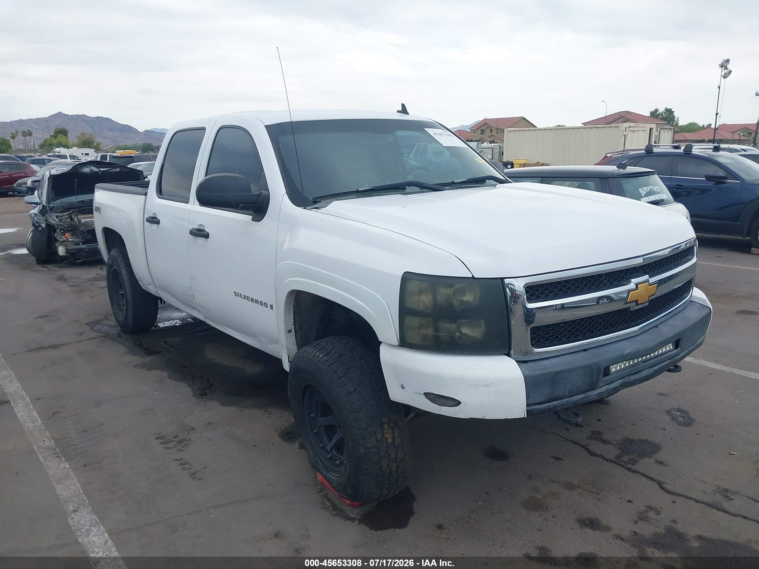 2007 Chevrolet Silverado 1500 Lt2 White vin: 2GCEK13M471501847