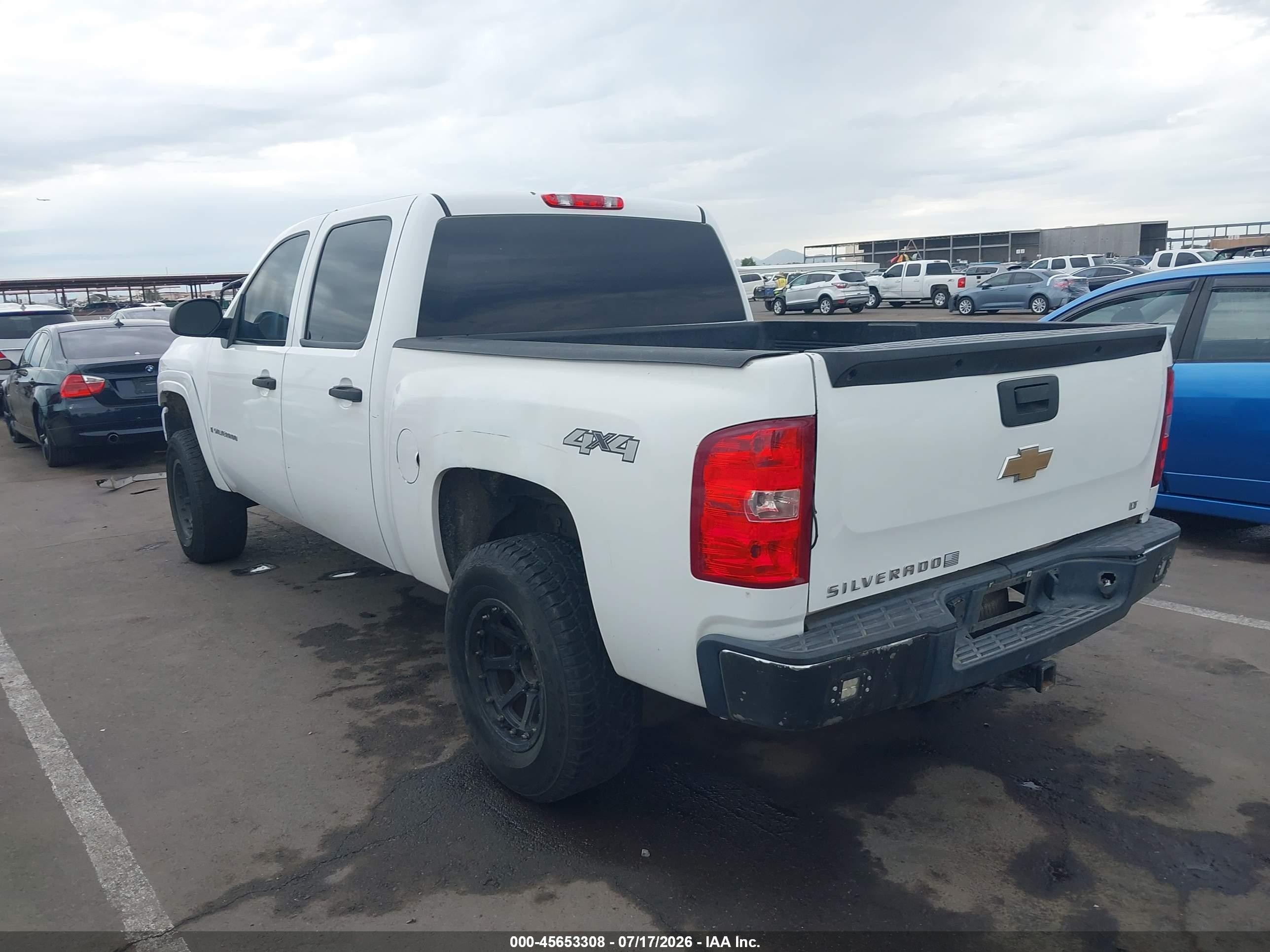 2007 Chevrolet Silverado 1500 Lt2 White vin: 2GCEK13M471501847