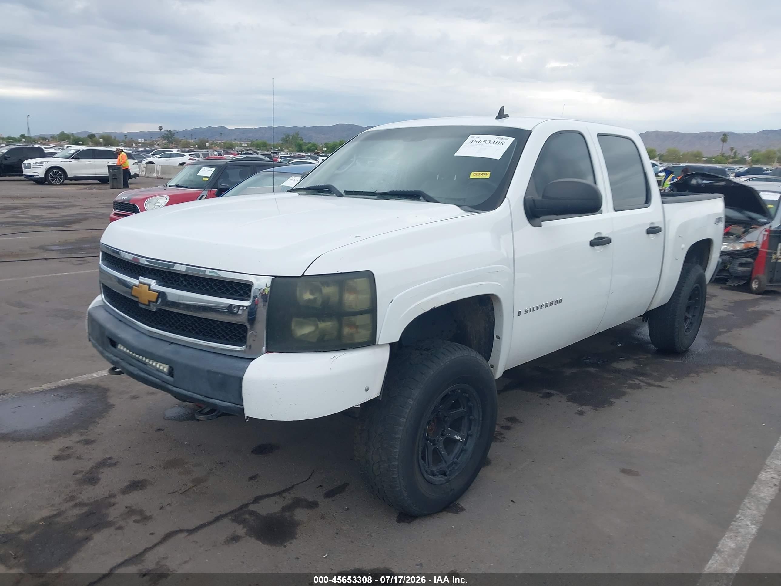 2007 Chevrolet Silverado 1500 Lt2 White vin: 2GCEK13M471501847