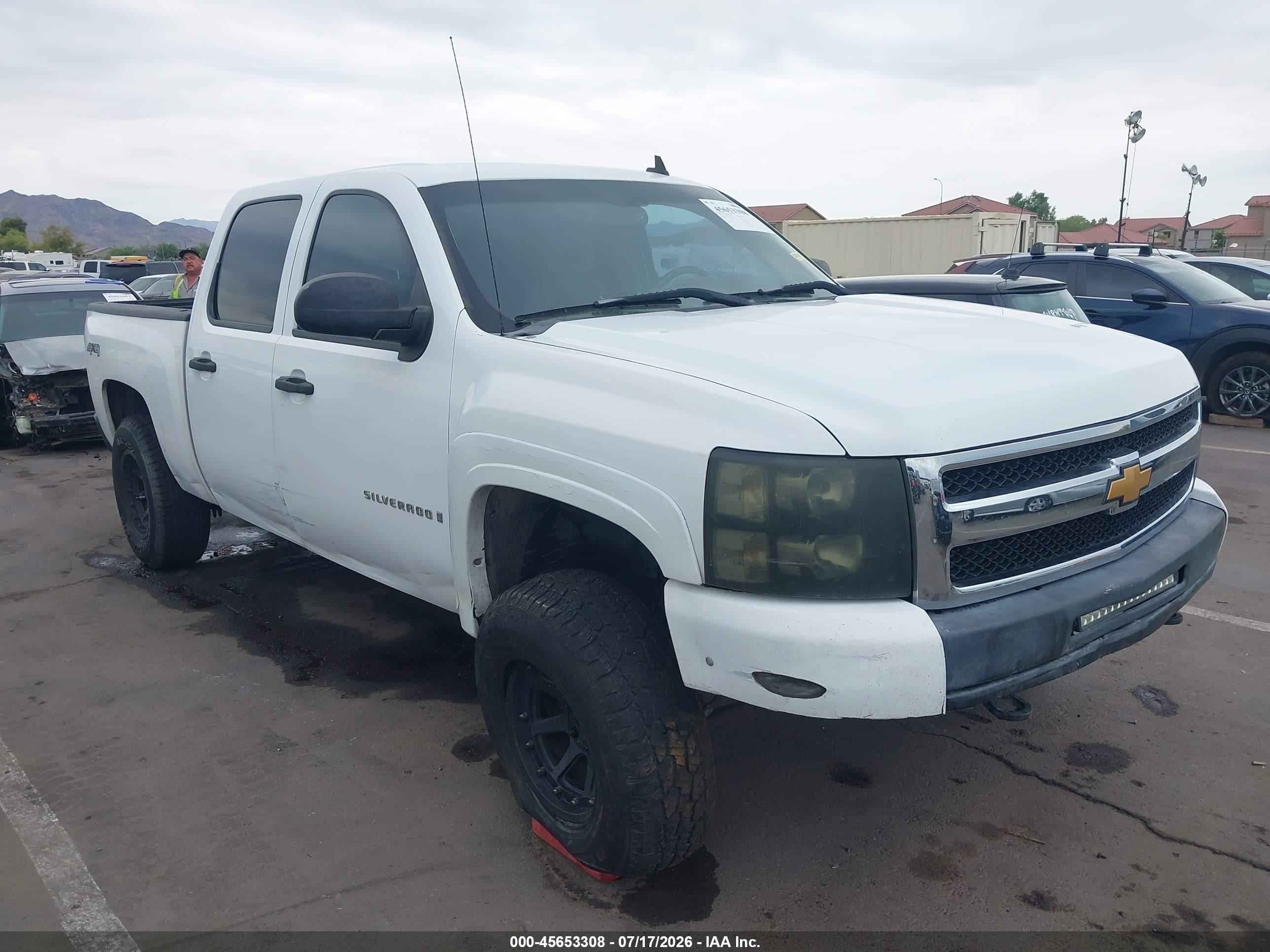 2007 Chevrolet Silverado 1500 Lt2 White vin: 2GCEK13M471501847