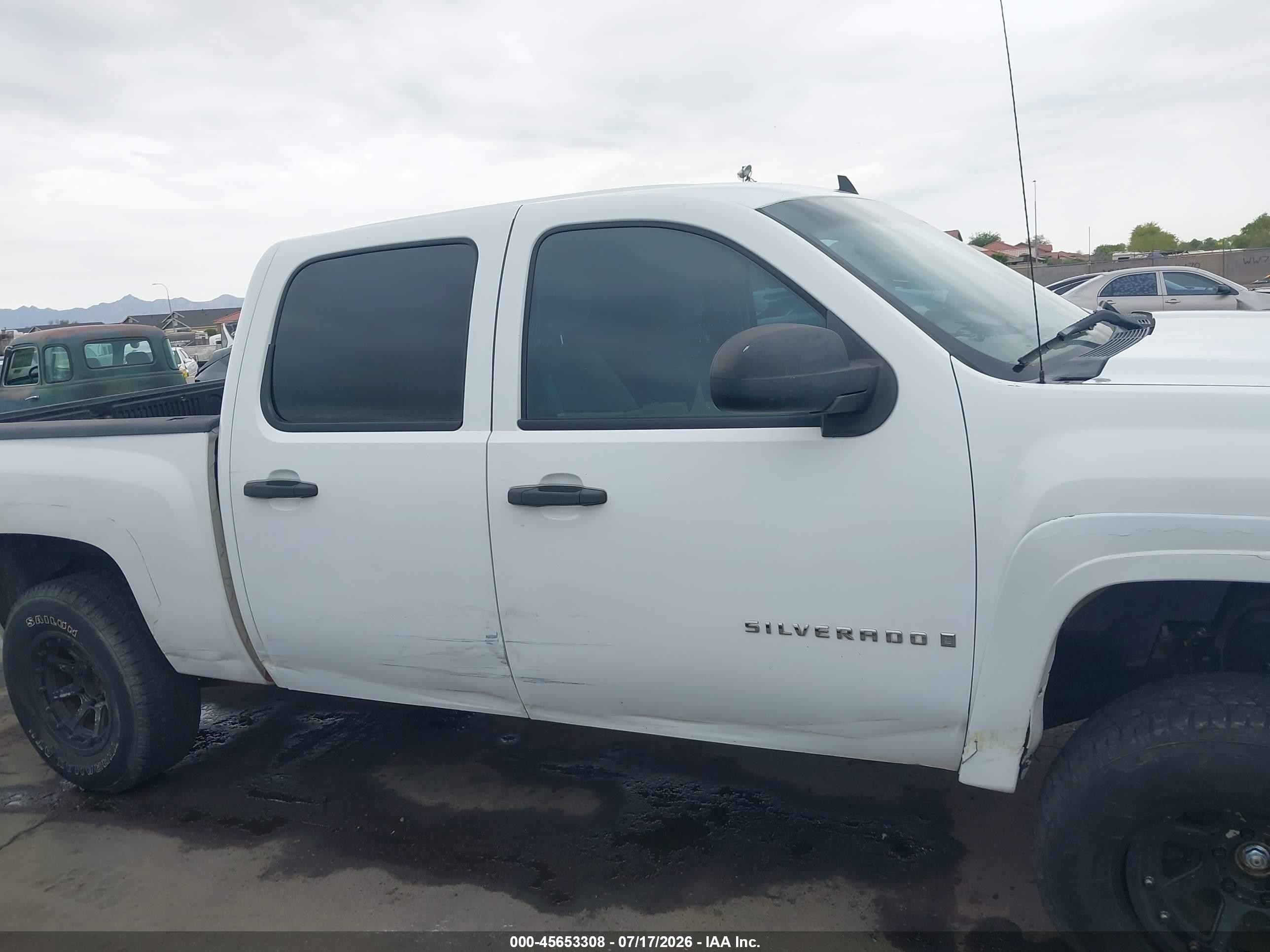 2007 Chevrolet Silverado 1500 Lt2 White vin: 2GCEK13M471501847