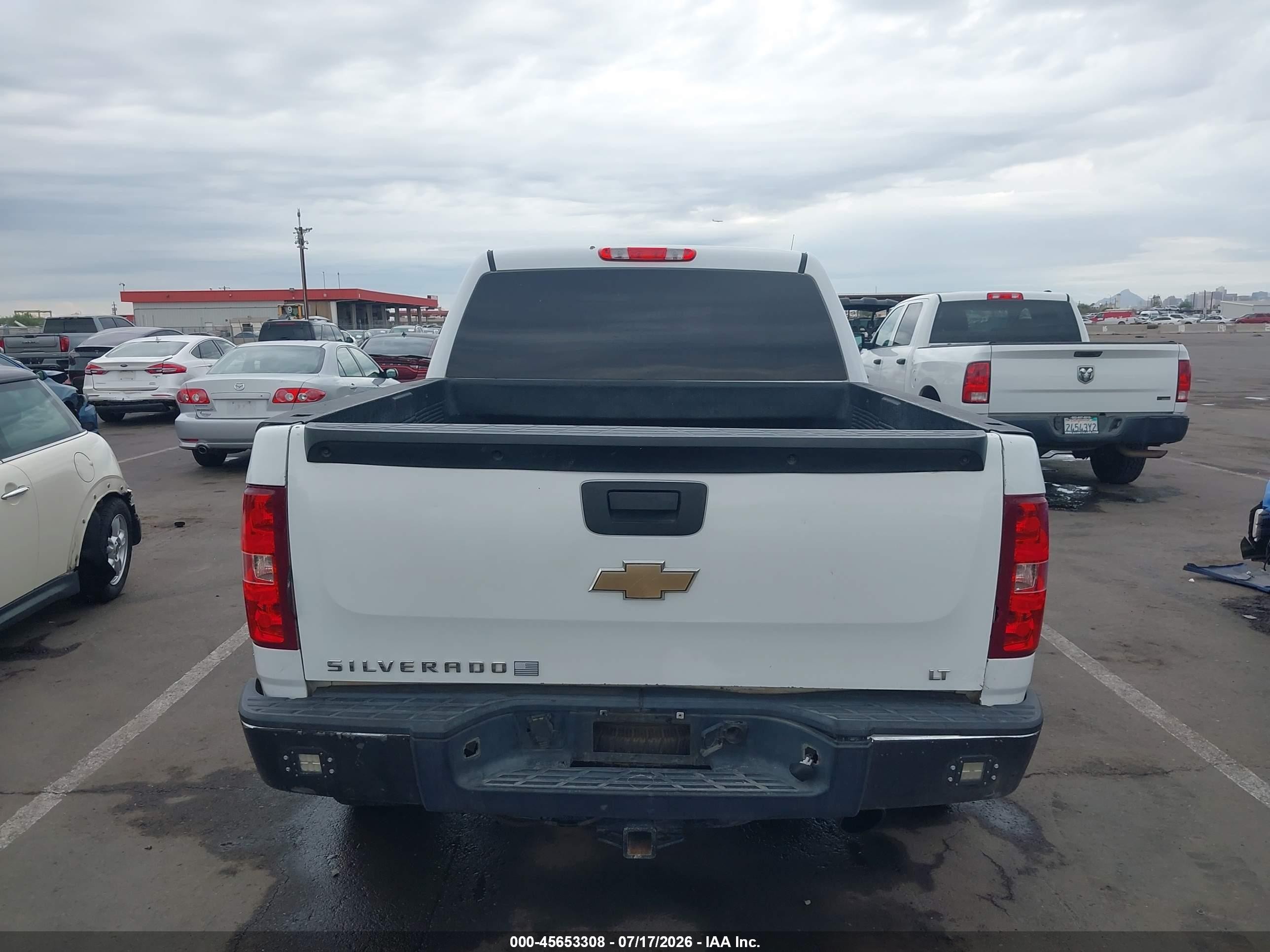 2007 Chevrolet Silverado 1500 Lt2 White vin: 2GCEK13M471501847