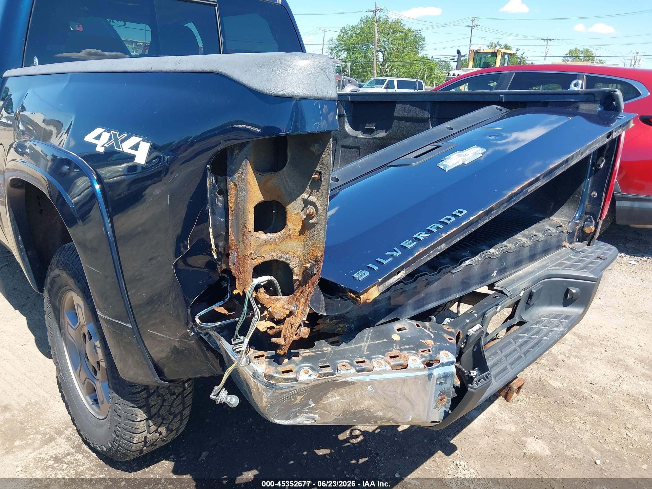 2007 Chevrolet Silverado 1500 Lt1 Blue vin: 2GCEK13M471512072