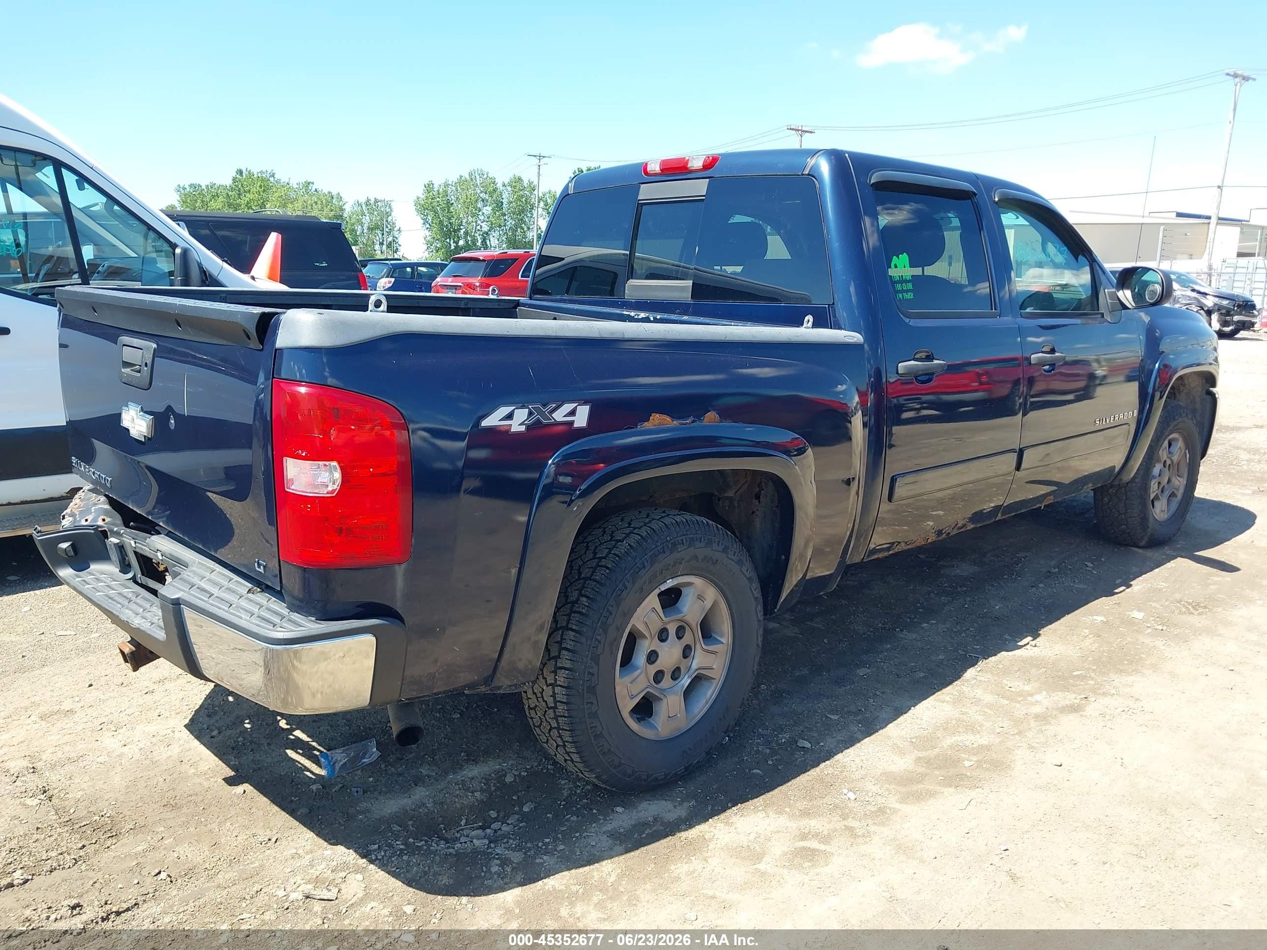 2007 Chevrolet Silverado 1500 Lt1 Blue vin: 2GCEK13M471512072
